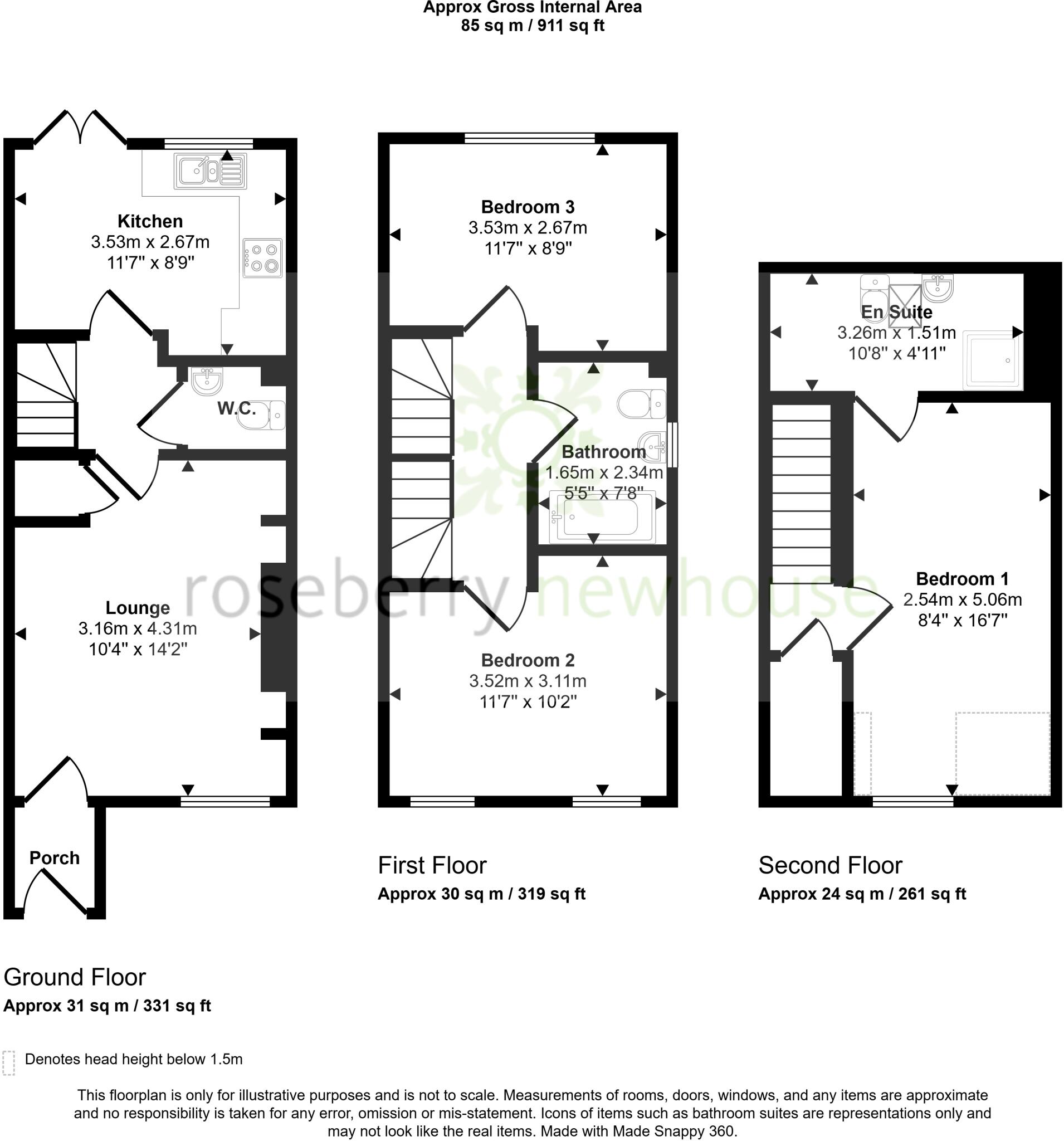 Ermin Close, Ingleby Barwick floorplan