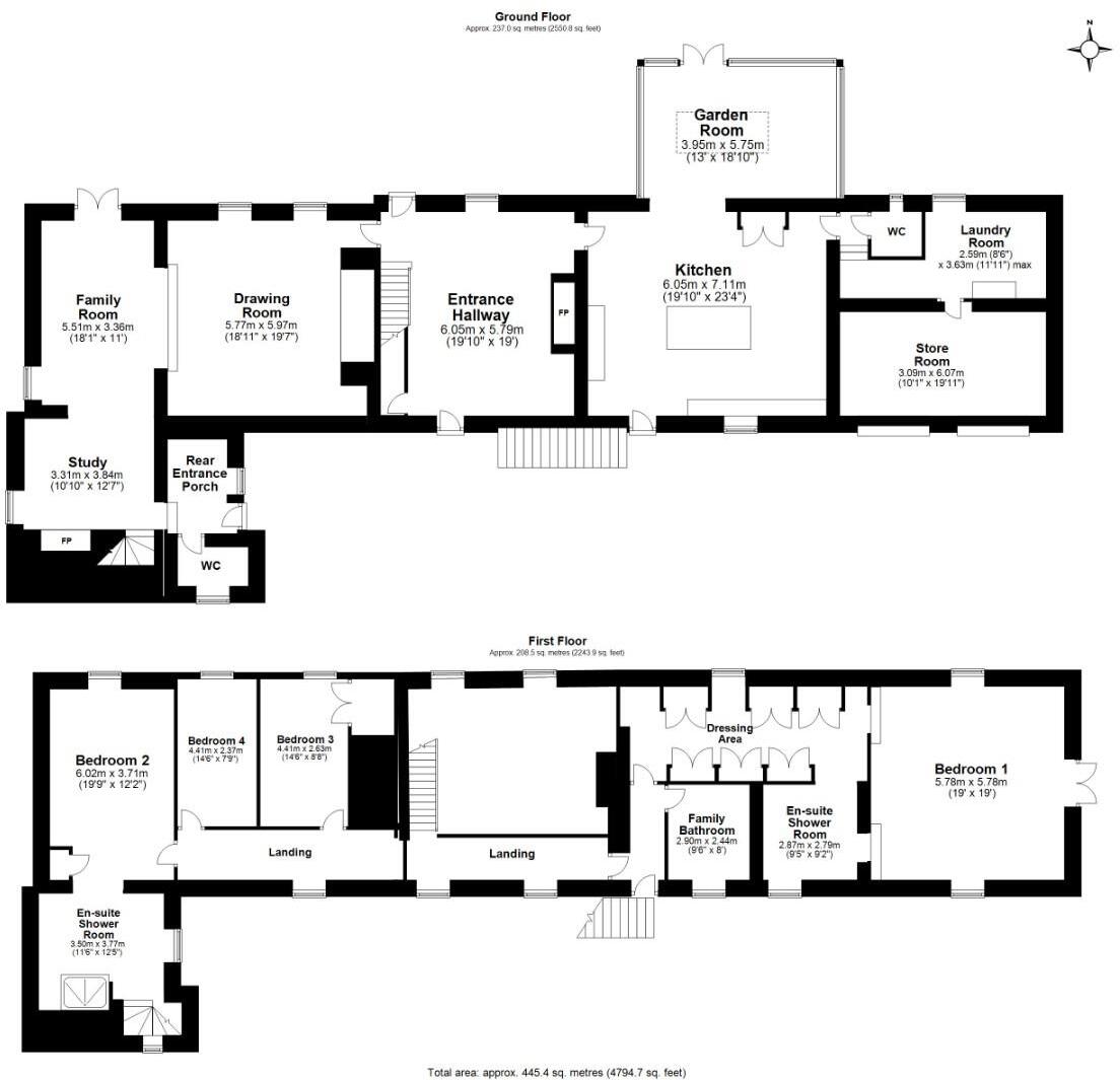 Prisk, Nr Cowbridge, Vale Of Glamorgan, CF71 7TJ floorplan