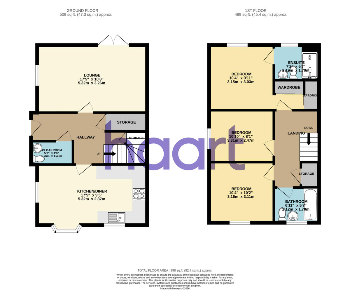 Bugle Close, Stansted floorplan