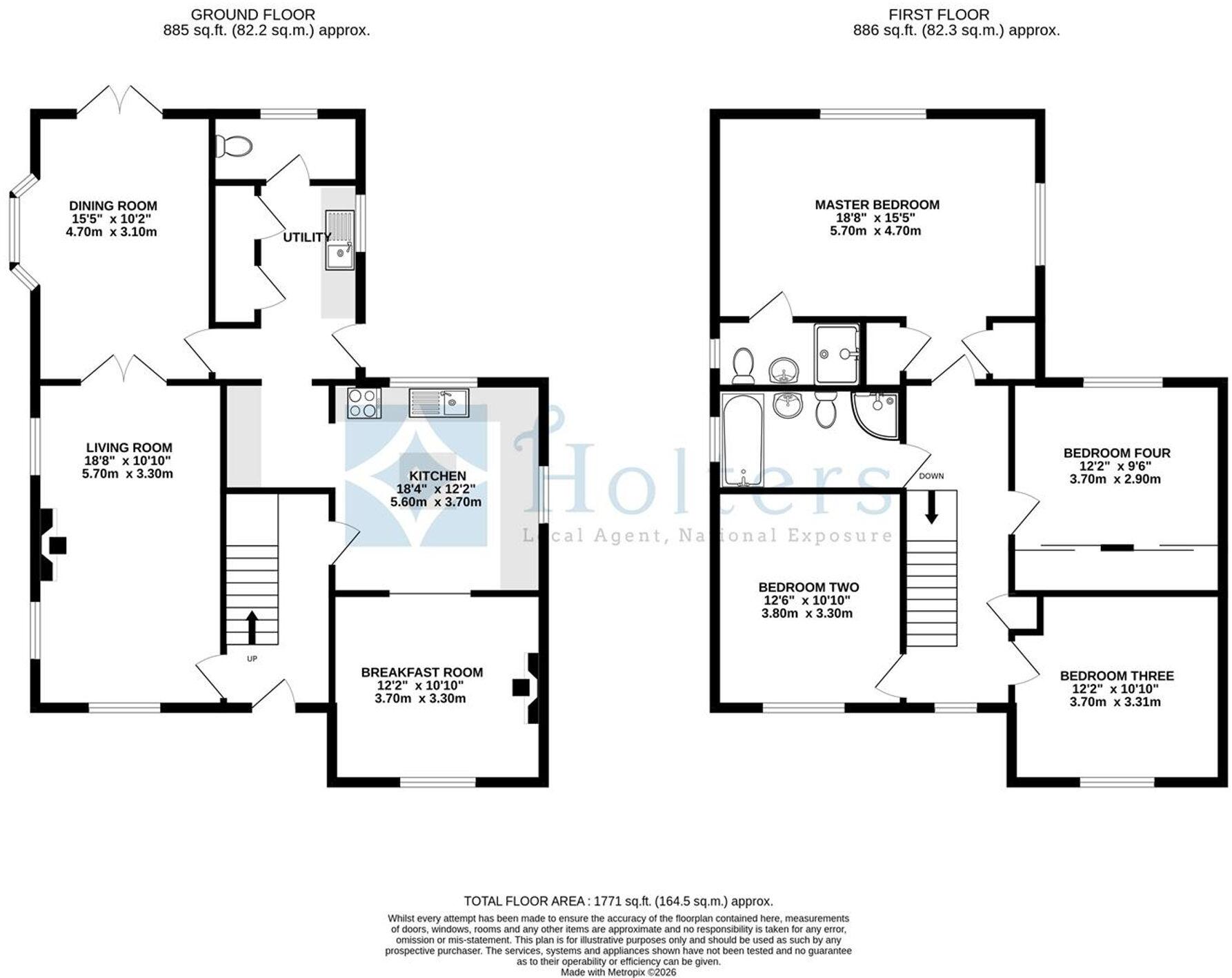 Llandyssil, Montgomery, SY15 floorplan