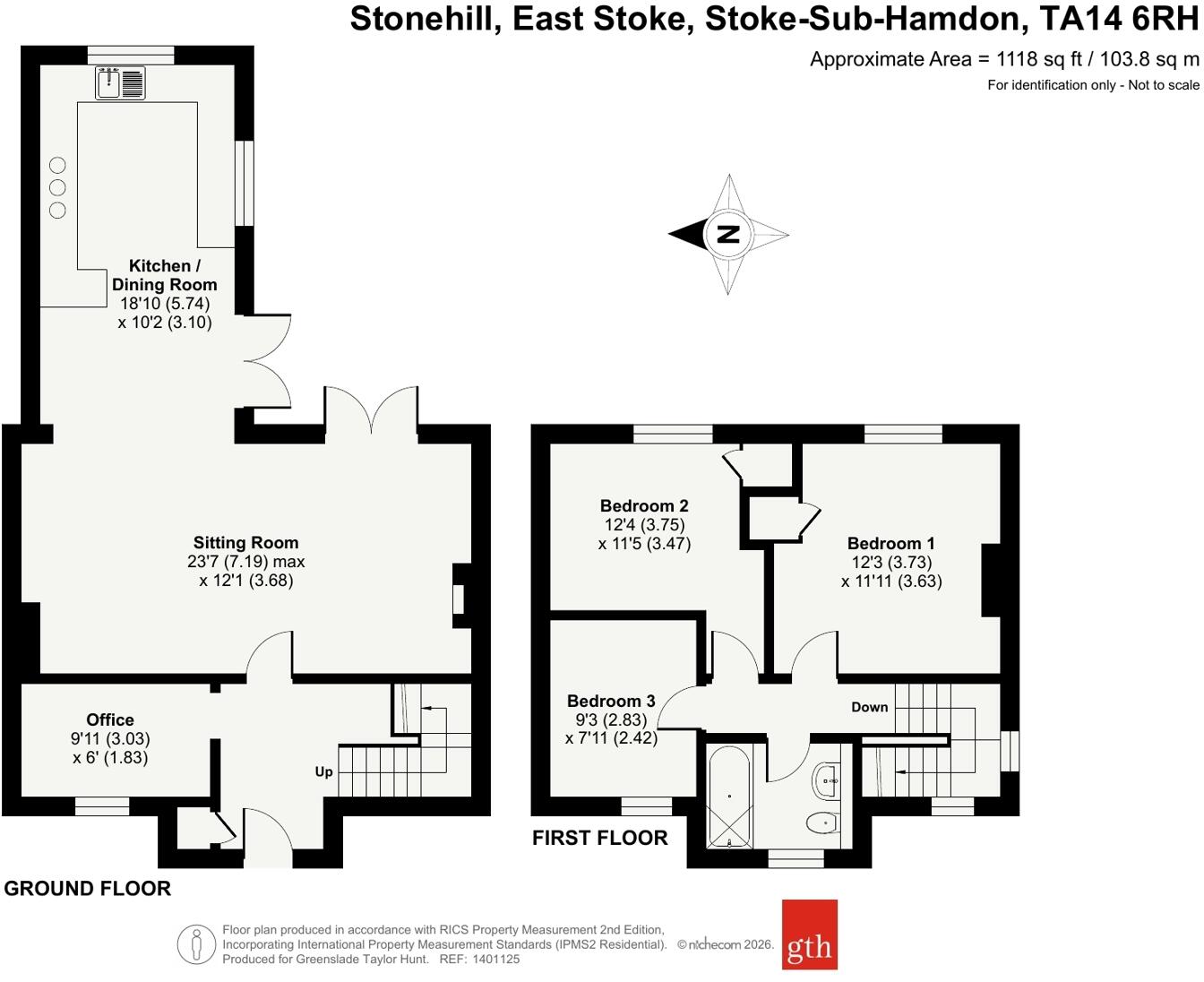 28, Stonehill, East Stoke, Stoke-Sub-Hamdon, Somerset, TA14 floorplan