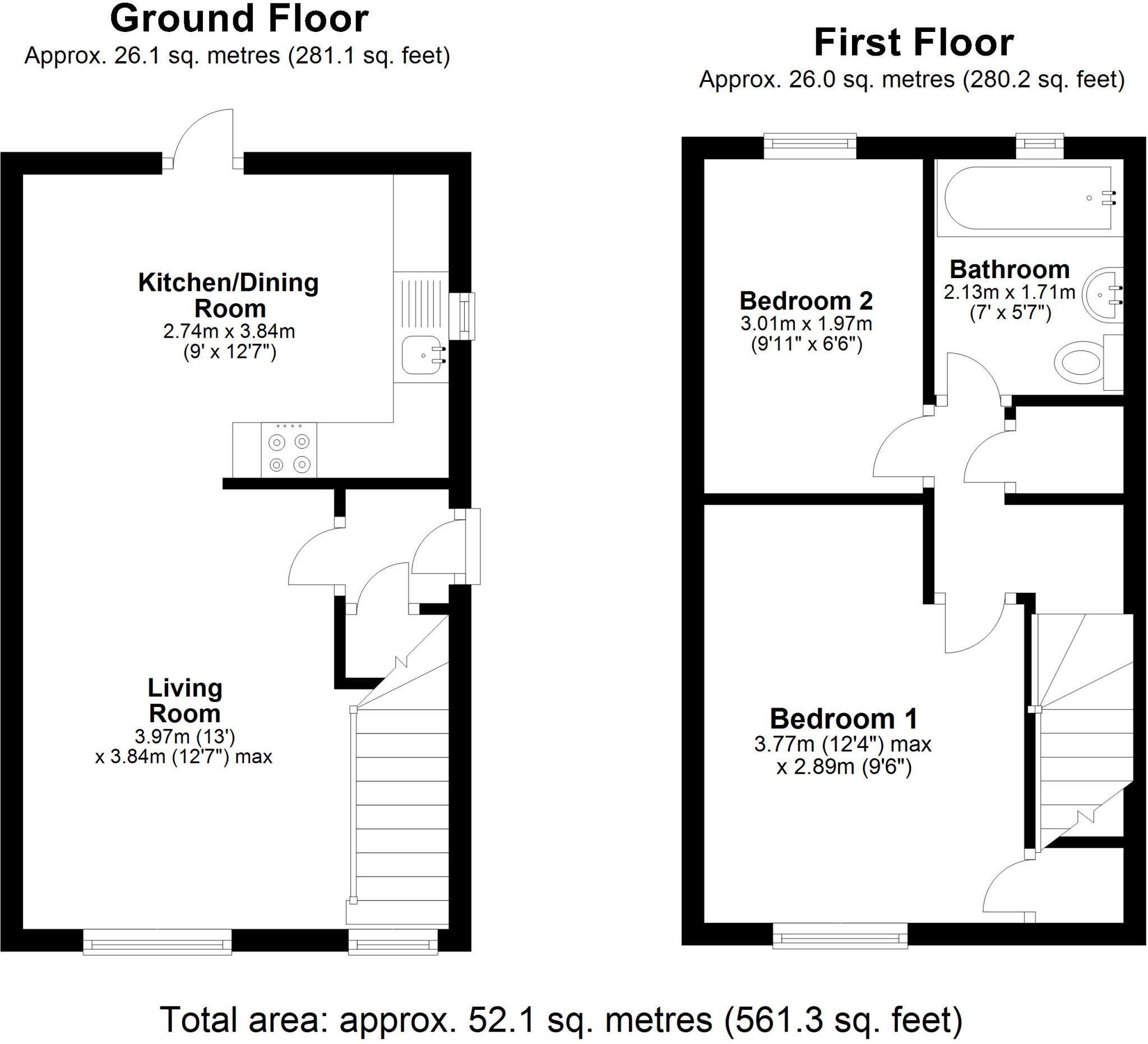 Arlott Crescent, Oldbrook, Milton Keynes floorplan