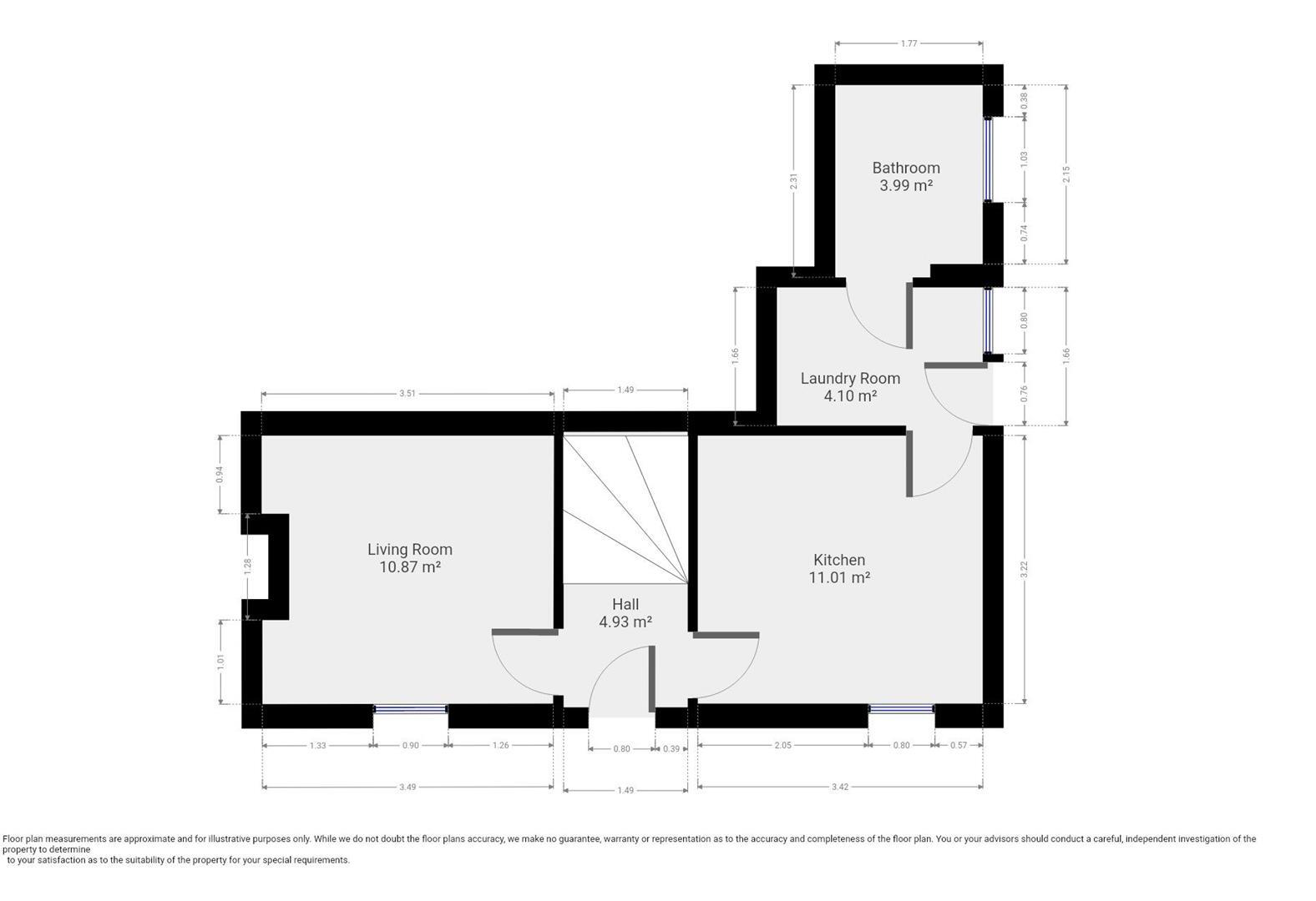27/28 - Cross Street - Student House floorplan