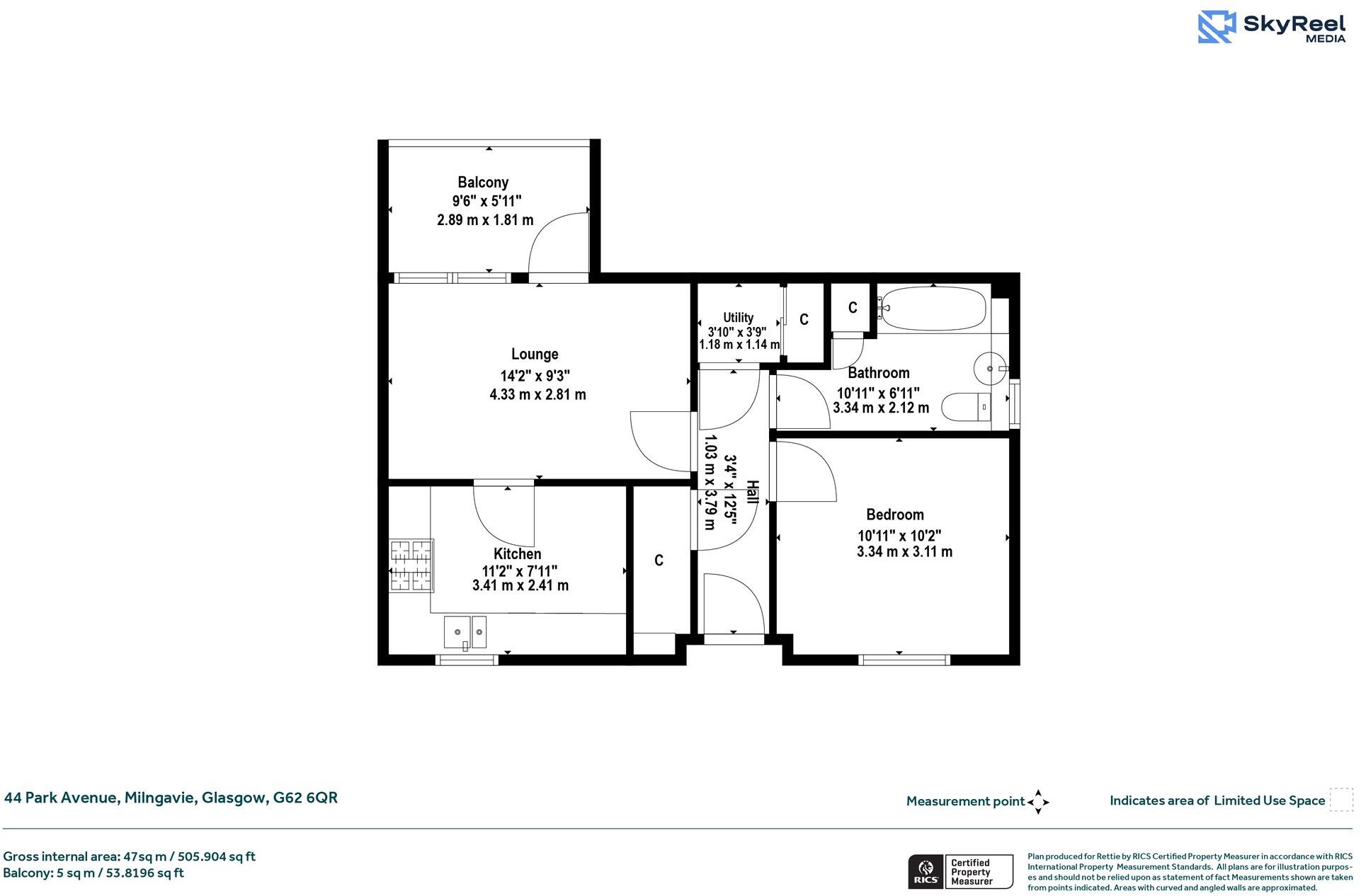 Park Avenue, Milngavie floorplan