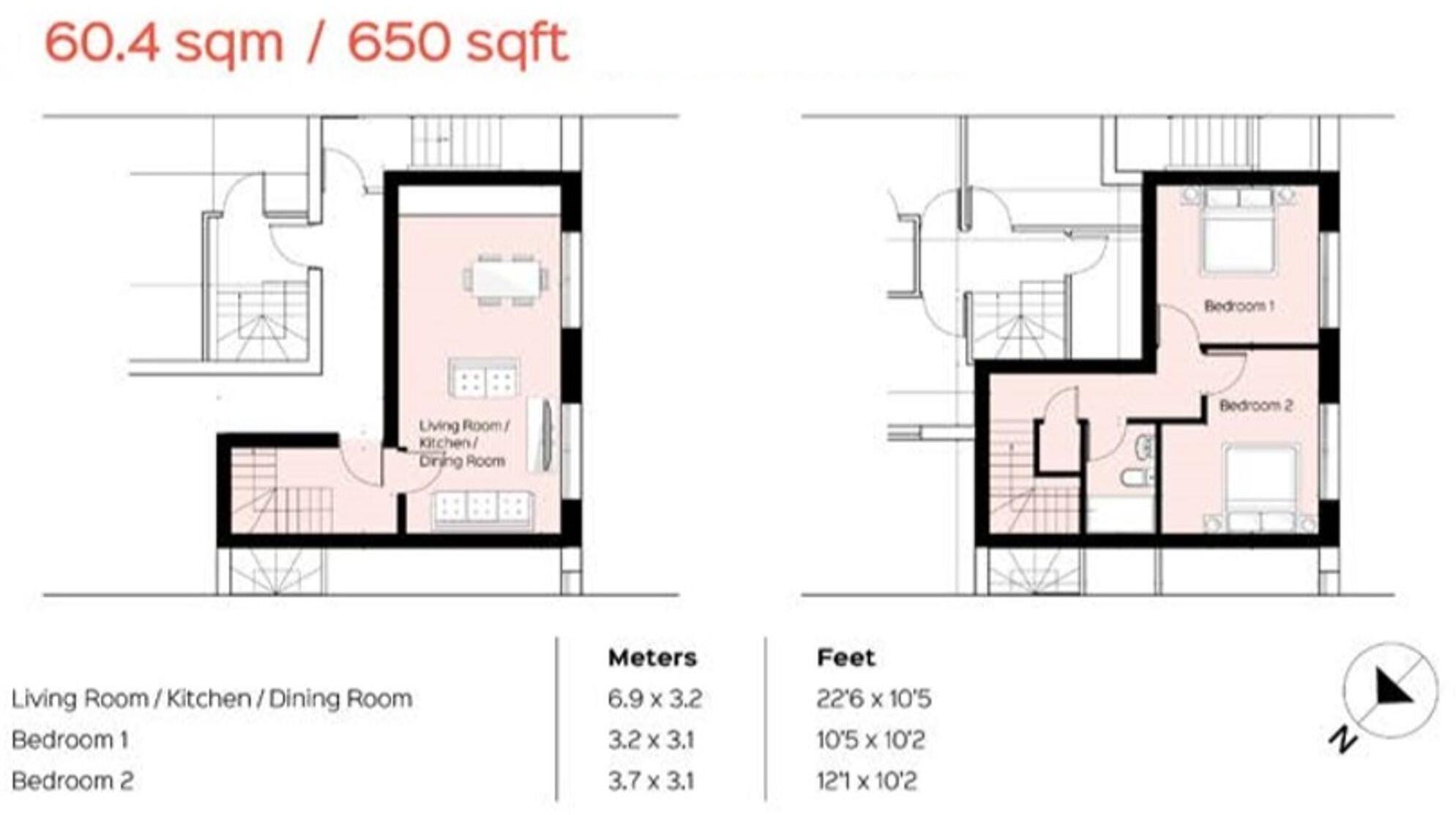 Southville, The Cigar Factory, BS3 floorplan