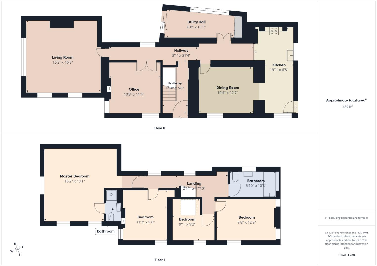 Combe Batch, Wedmore floorplan