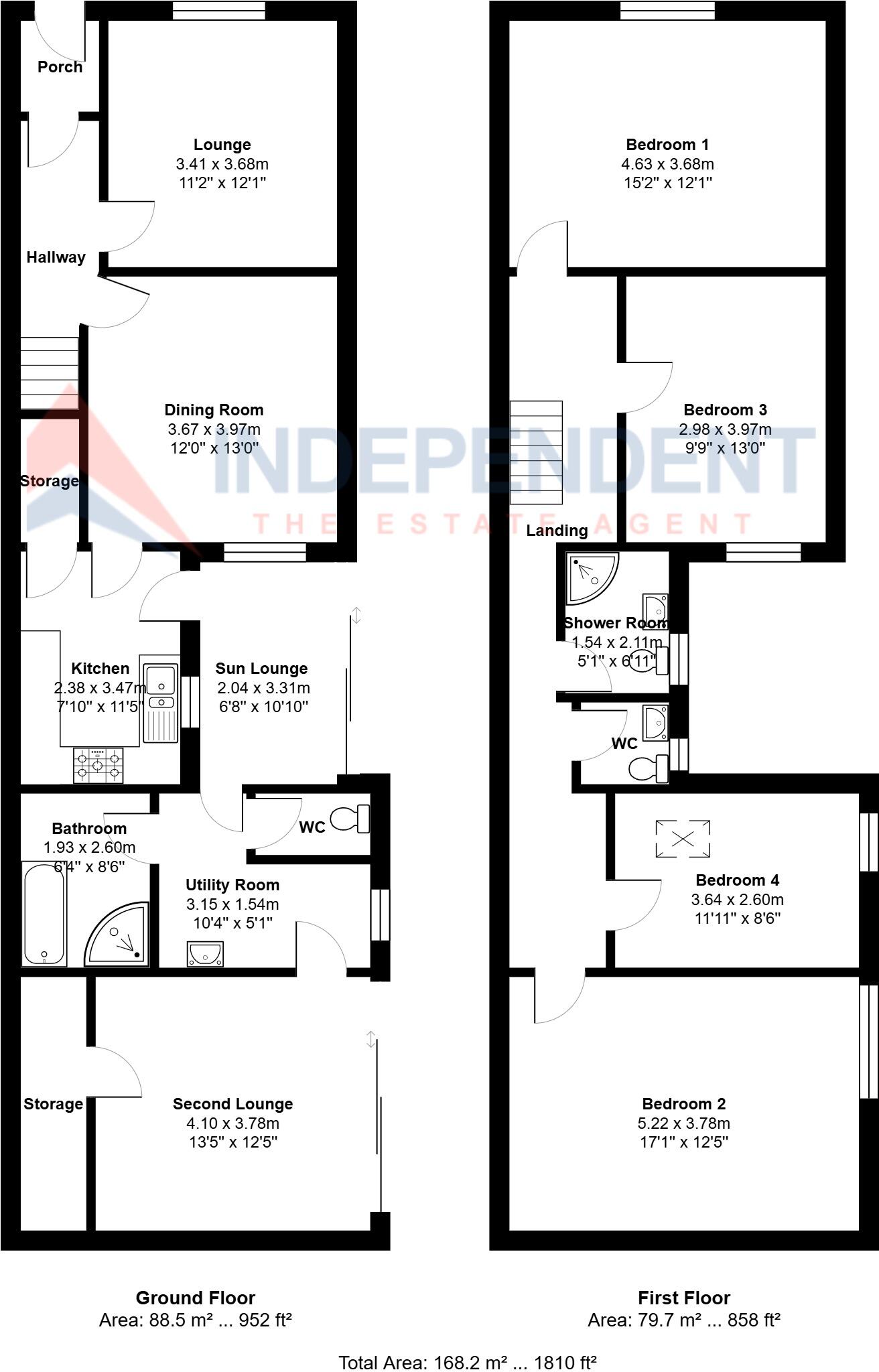 North Street, Fleetwood floorplan