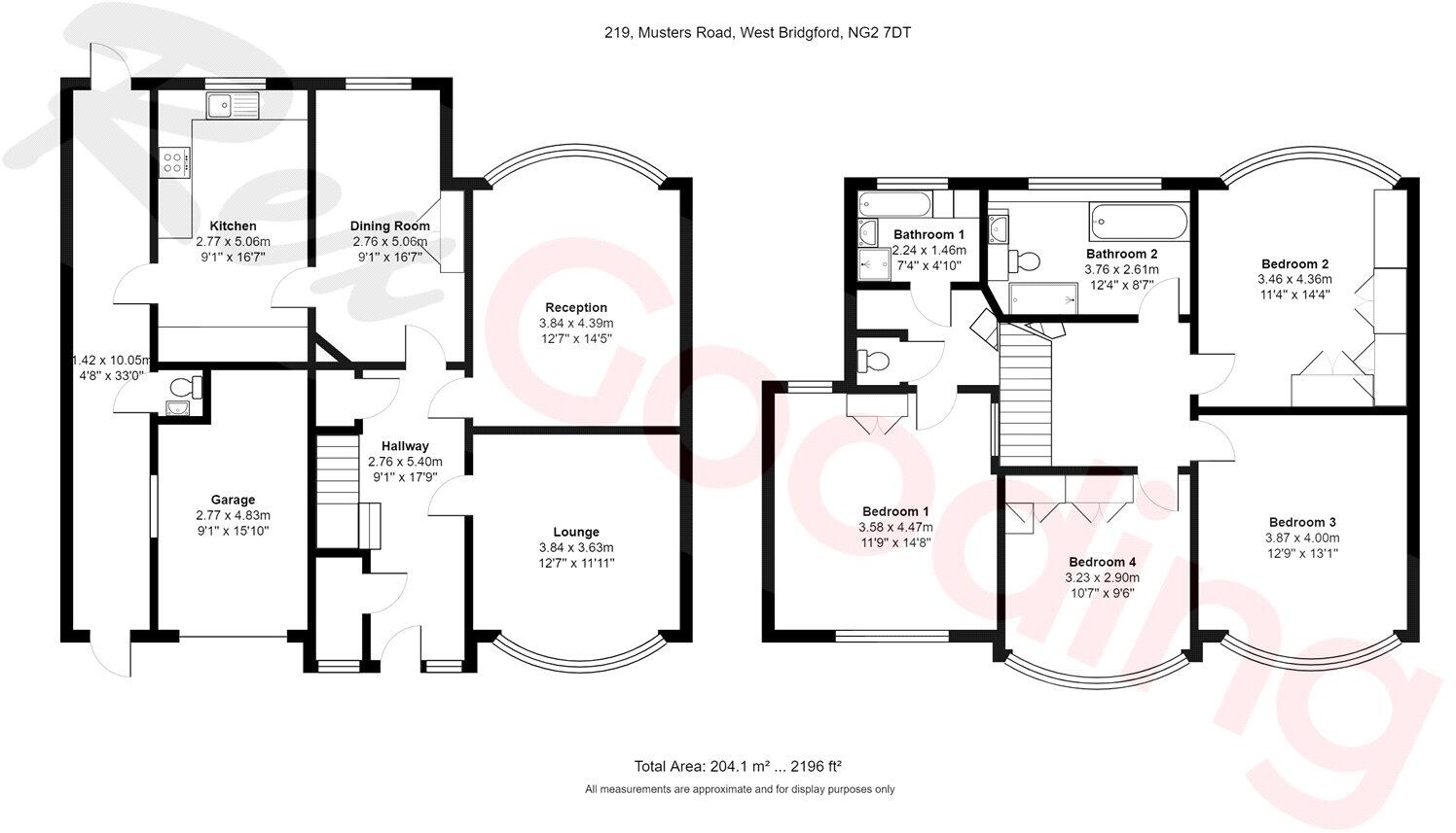Musters Road, West Bridgford, Nottingham, NG2 floorplan