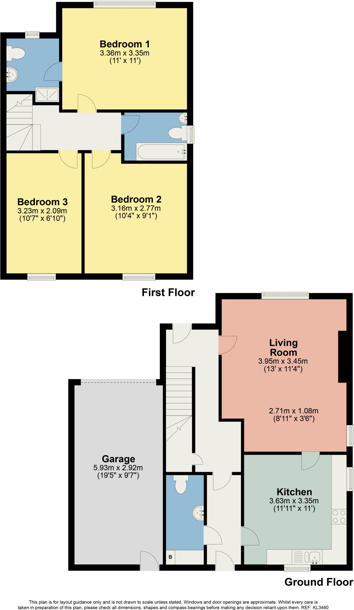24, Church Bank Gardens, Burton-In-Kendal, LA6 1NT floorplan
