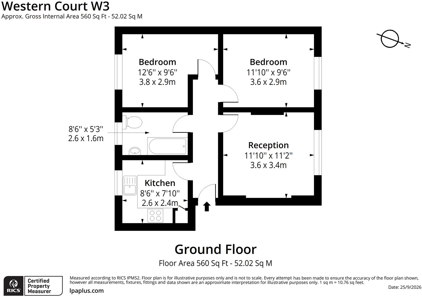 Rosebank Way, Acton floorplan