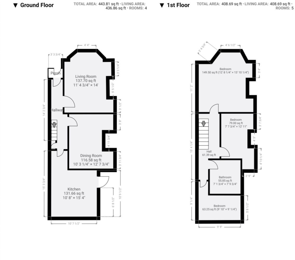 Bedford Road, Rock Ferry, Merseyside, CH42 floorplan