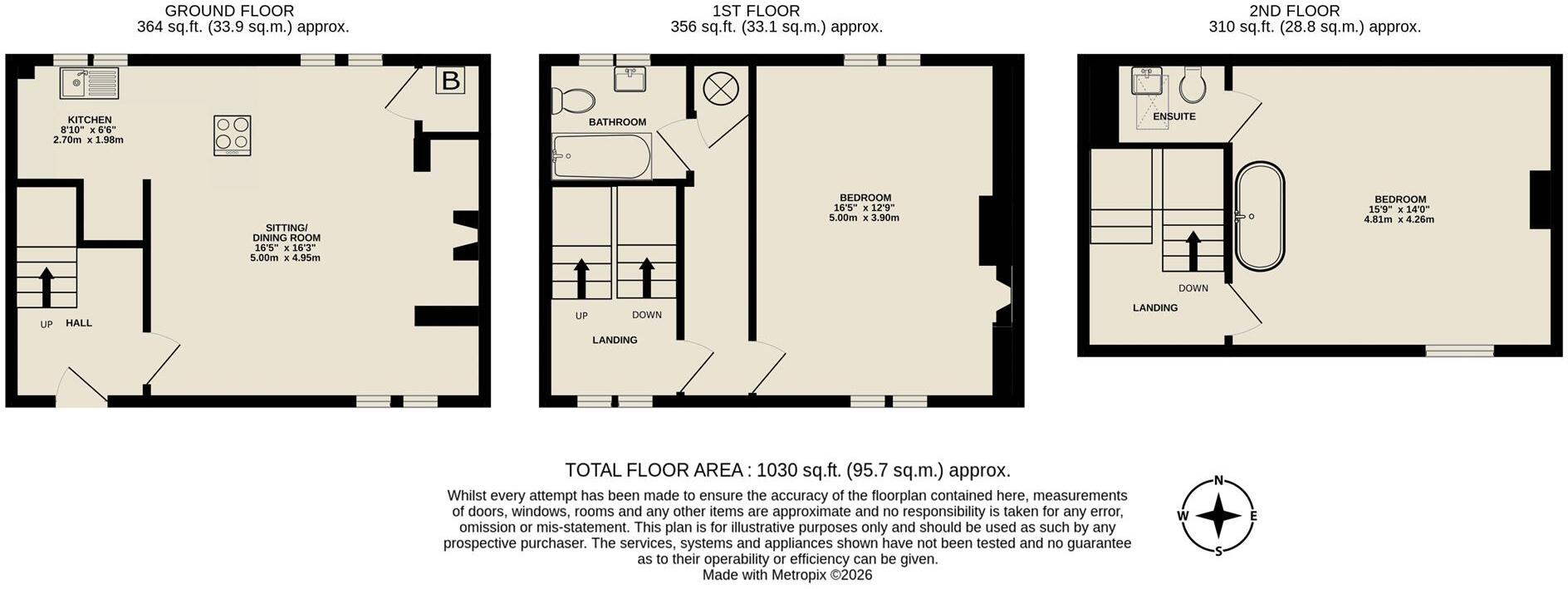 The Row, Donnington floorplan