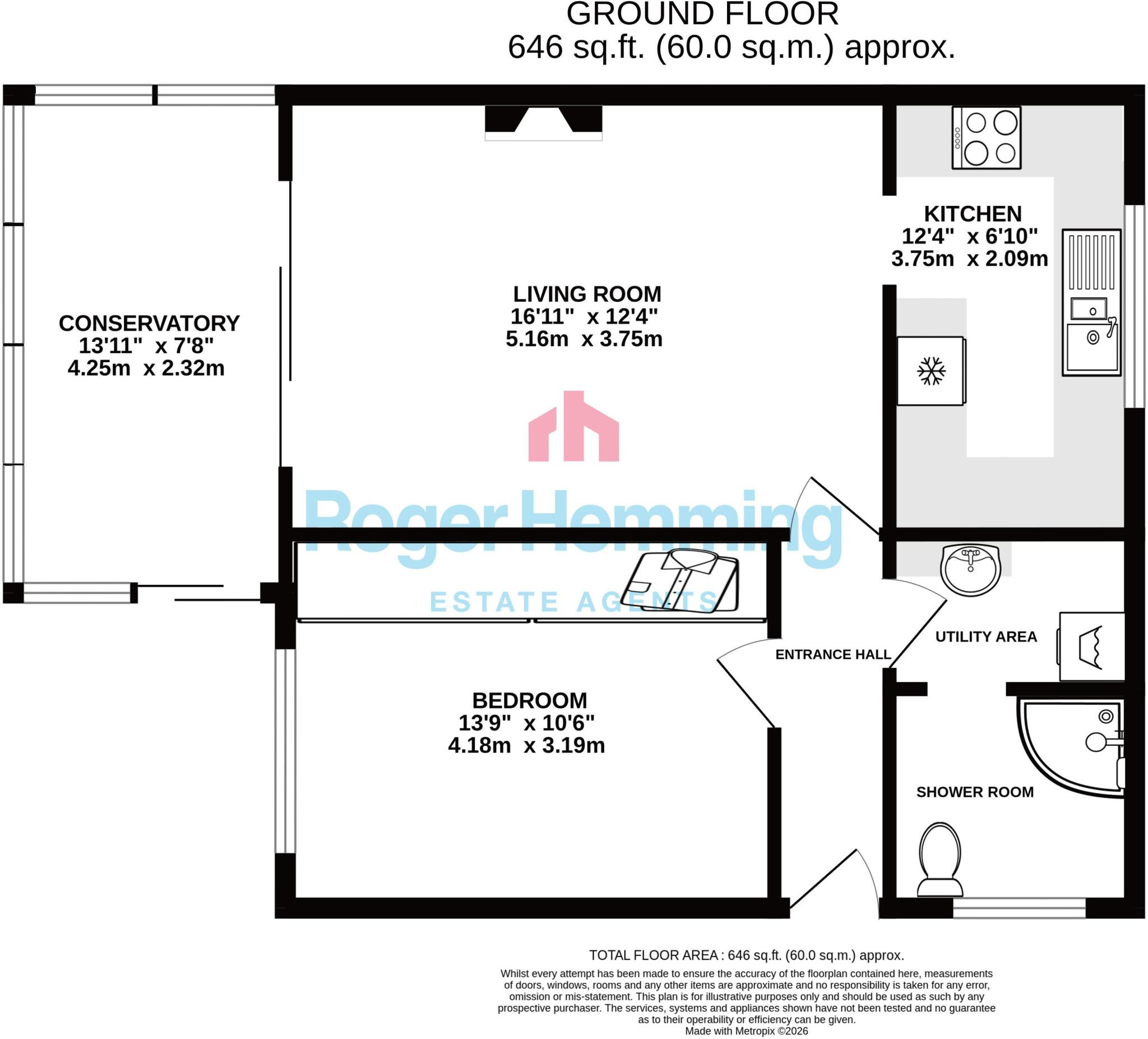 Roman Way, Honiton floorplan