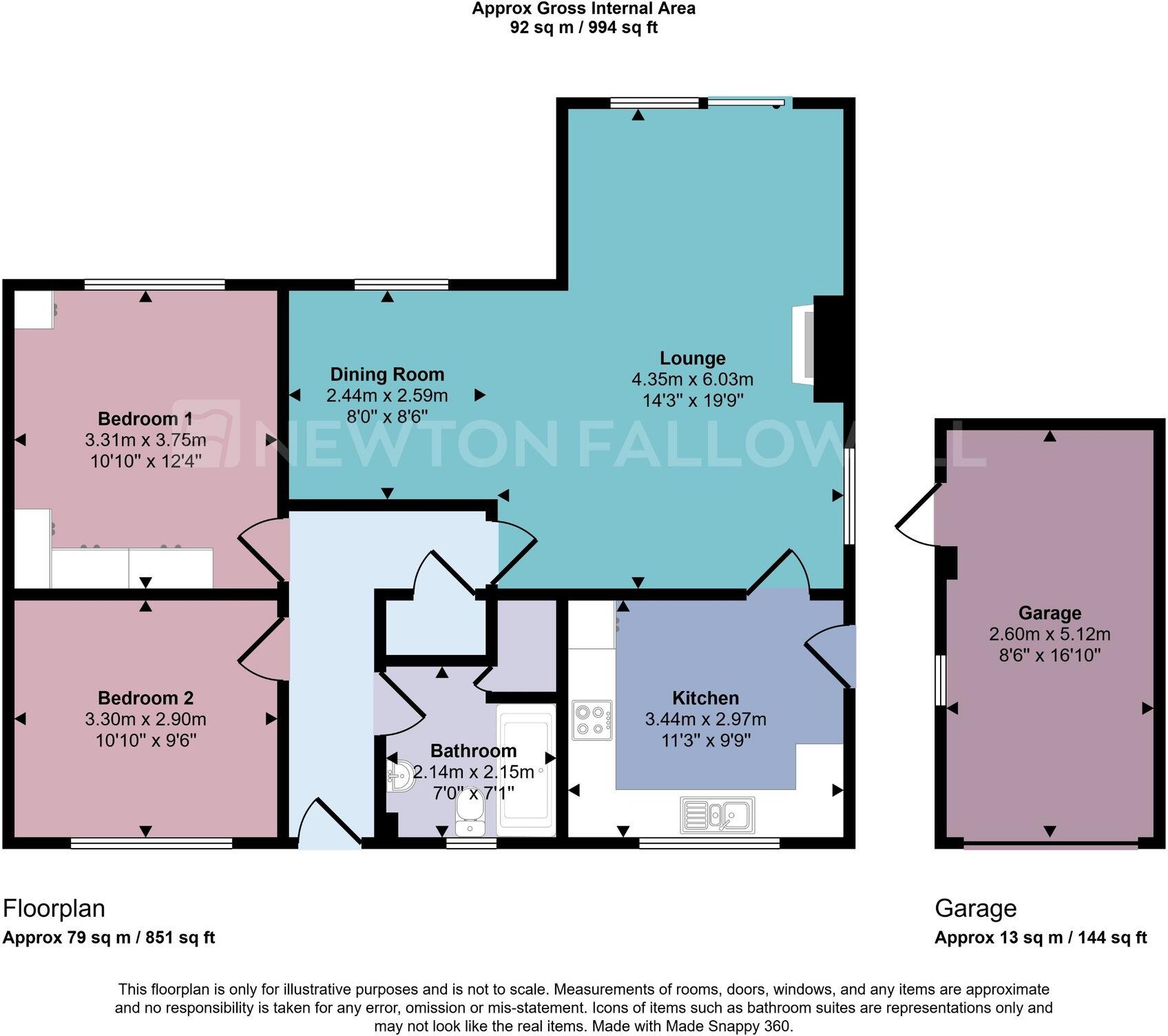 St. Saviours Road, Coalville, LE67 floorplan