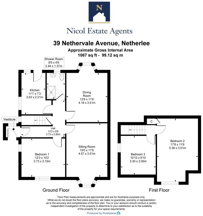 Nethervale Avenue, Netherlee floorplan
