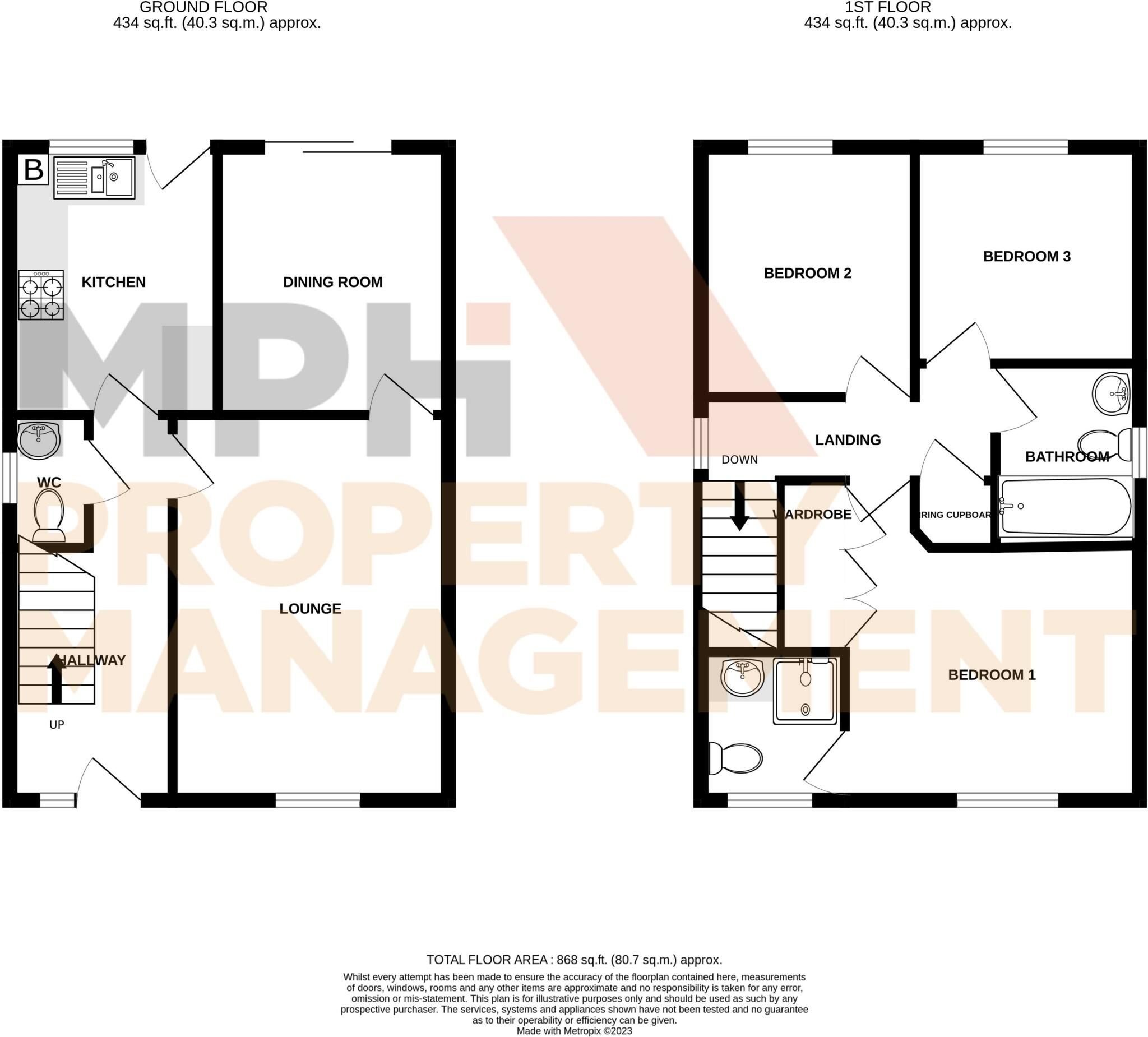 Three Score, Norwich floorplan