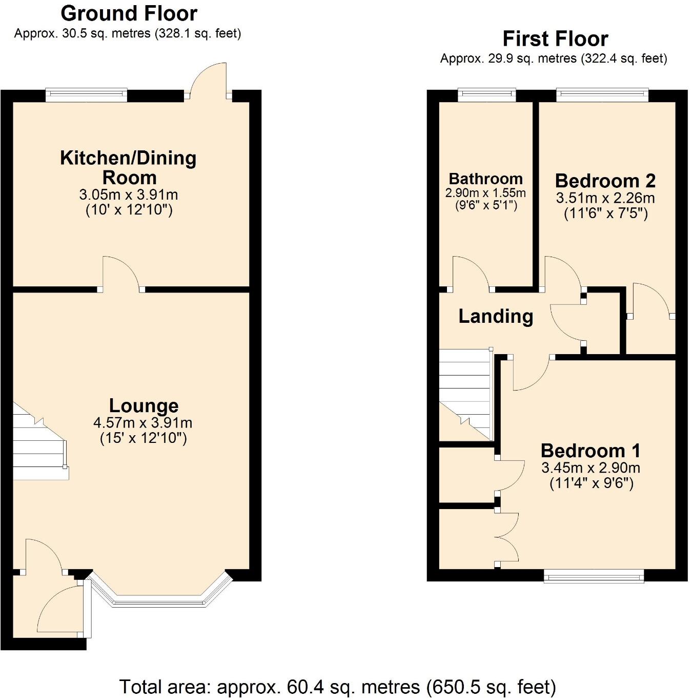 Baronson Gardens, Abington, NN1 4NZ floorplan
