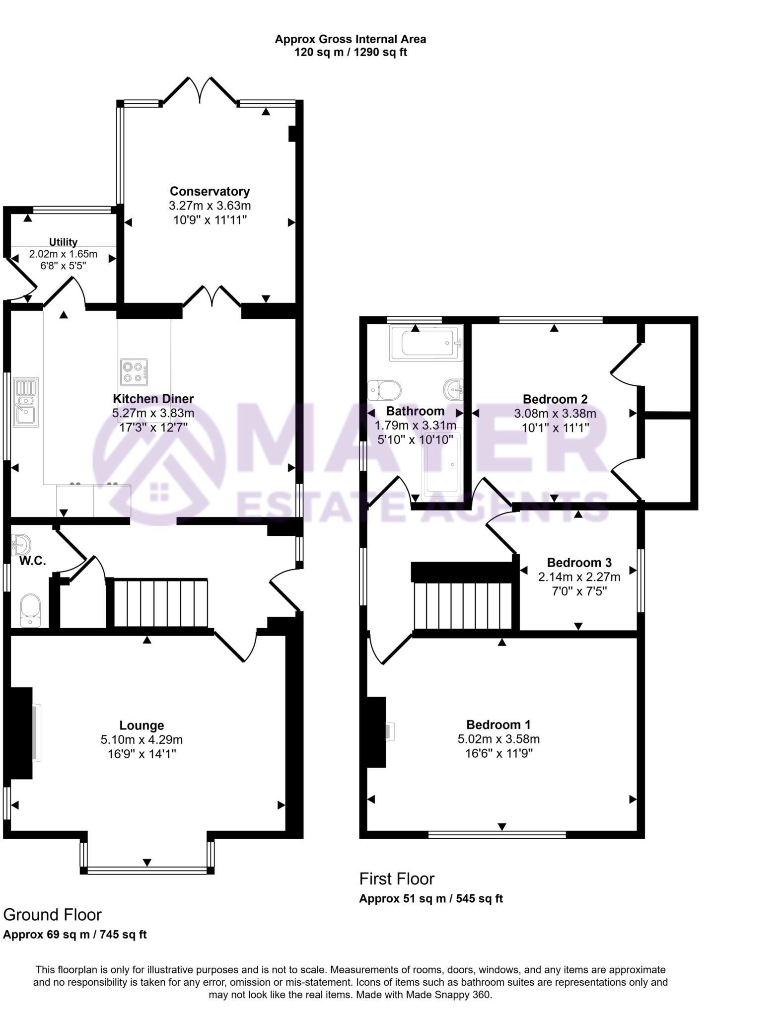 Elm Grove, Plymouth floorplan