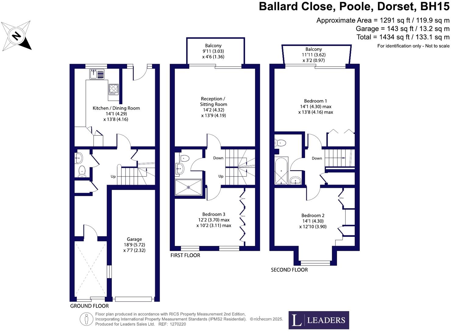 Ballard Close, Poole, Dorset floorplan