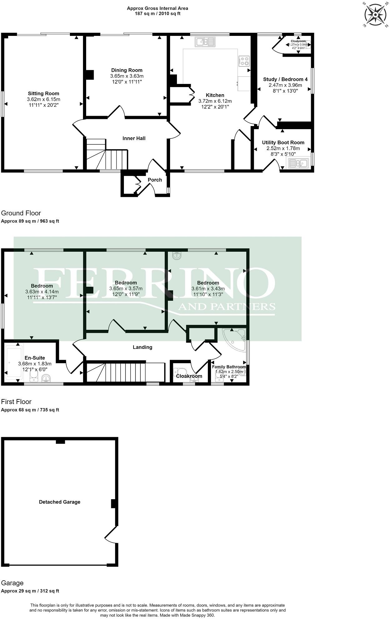 with Study/Bedroom 4, Newland, Coleford, Gloucestershire. GL16 8NJ floorplan