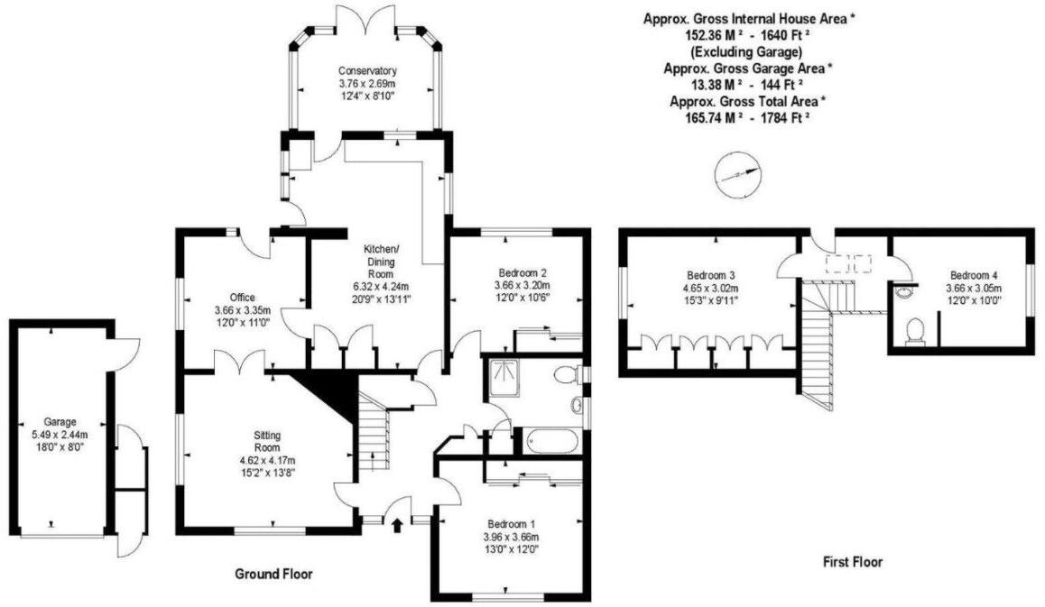 Grange Close, Whitley, Wiltshire, SN12 8QW floorplan