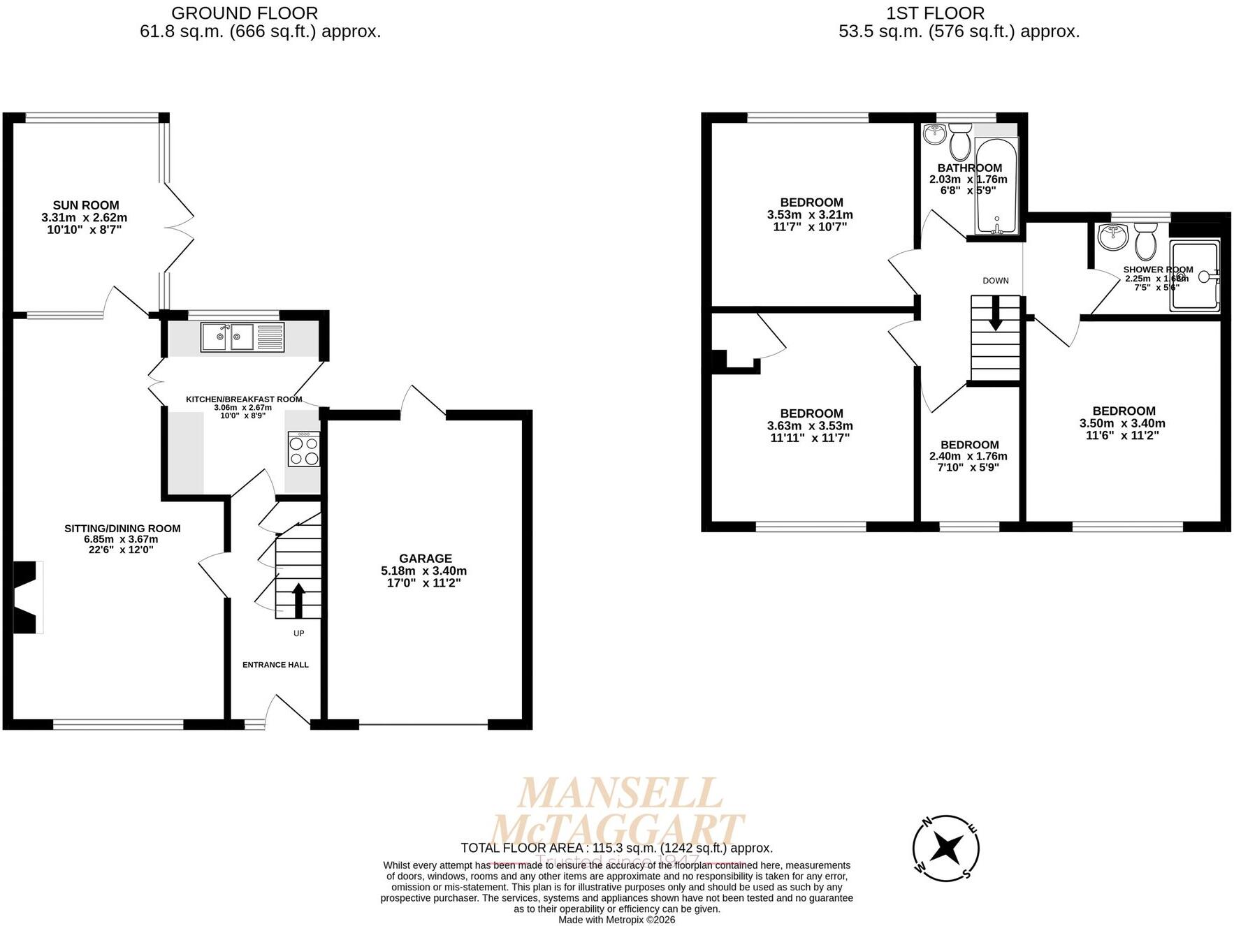 Tennyson Rise, East Grinstead, RH19 floorplan