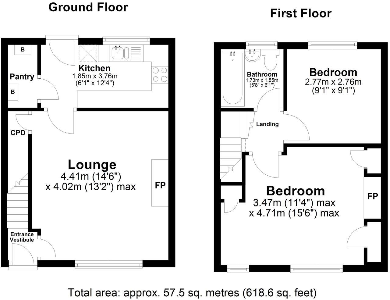 West Avenue, Lightcliffe, Halifax, HX3 floorplan