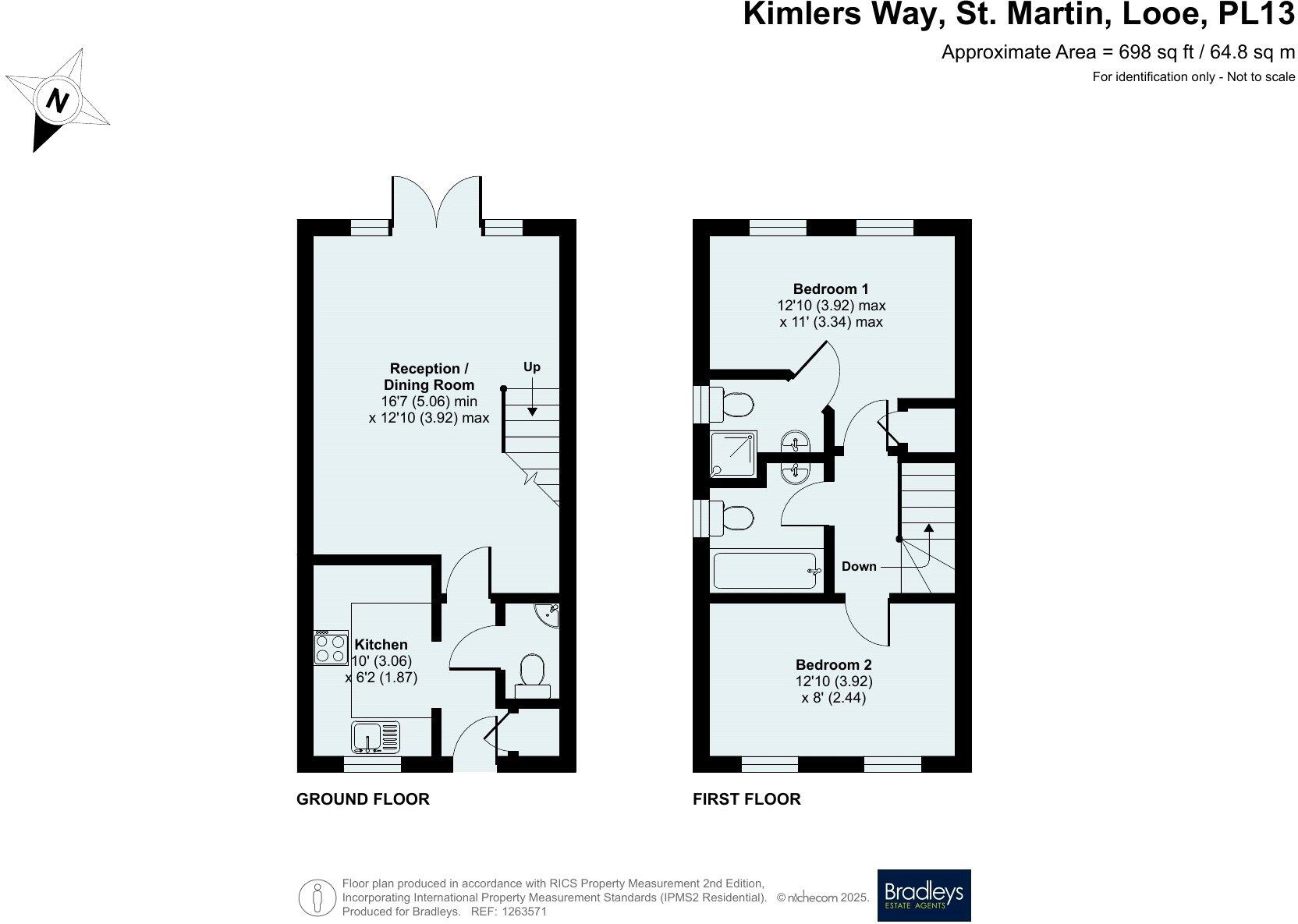Kimlers Way, St. Martin, Looe, Cornwall floorplan