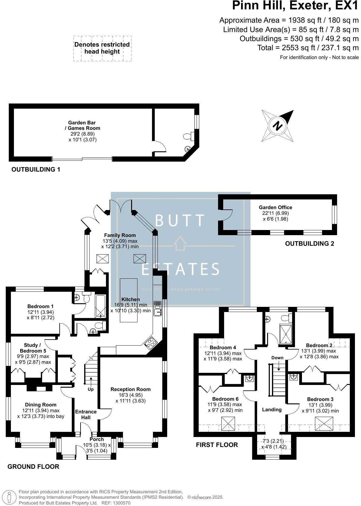 Treyarnon, Pinn Hill, Exeter floorplan