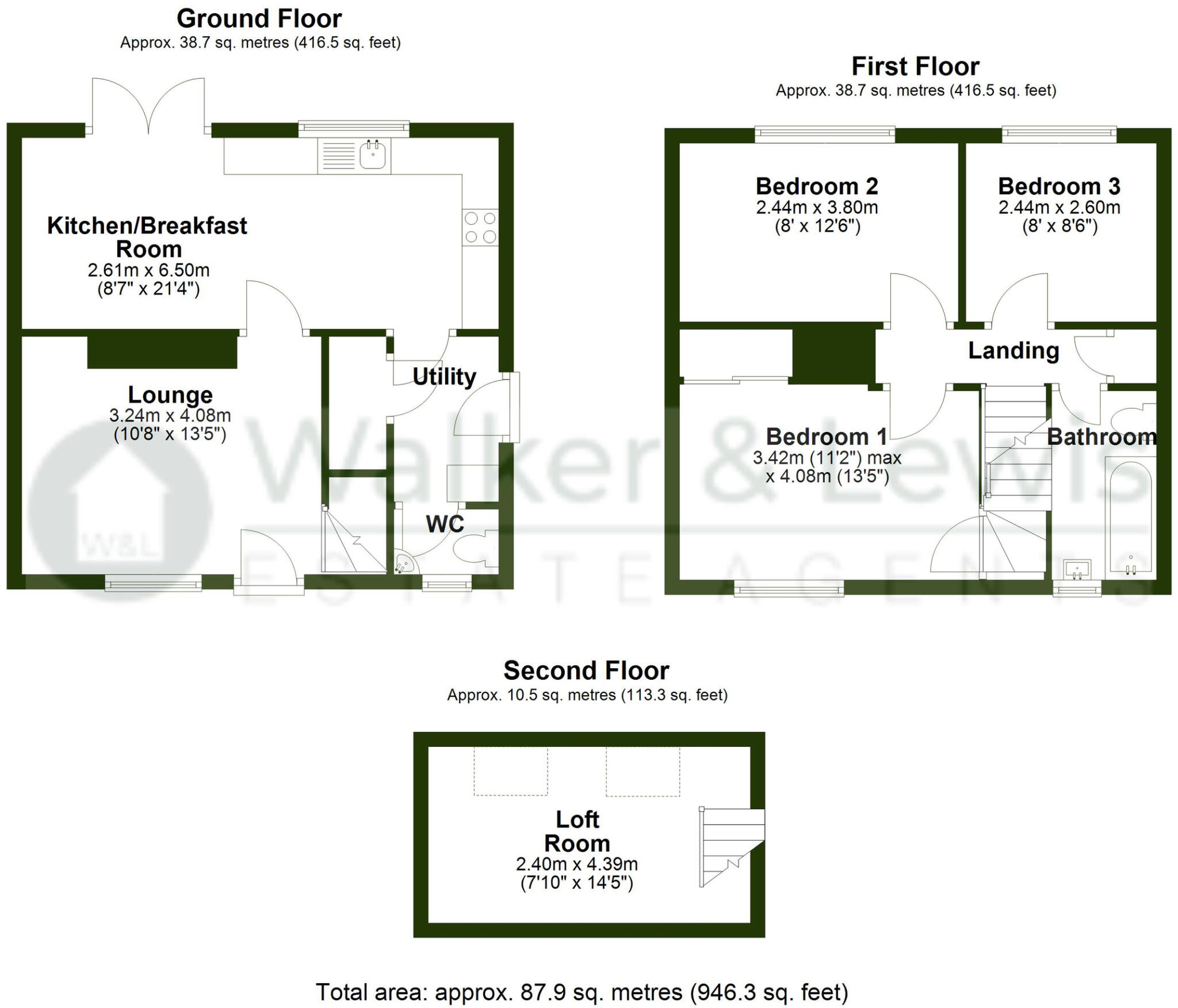 Heol Y Beddau, Beddau, Pontypridd floorplan