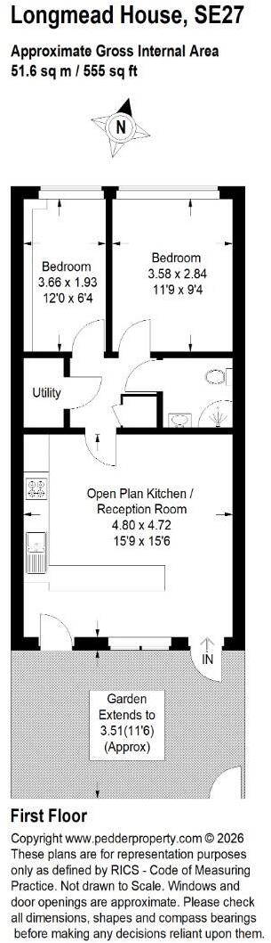 Woodvale Walk, London SE27 floorplan