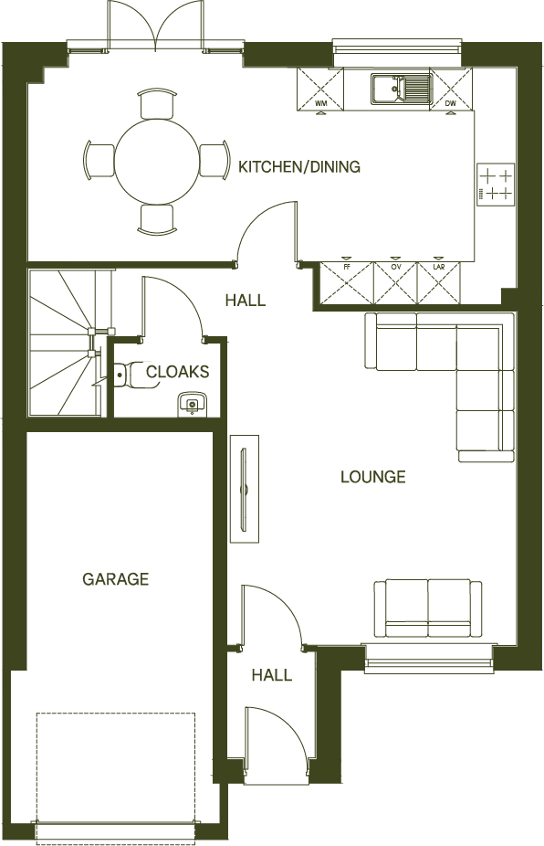 Rossett Road,
Rossett,
LL12 floorplan