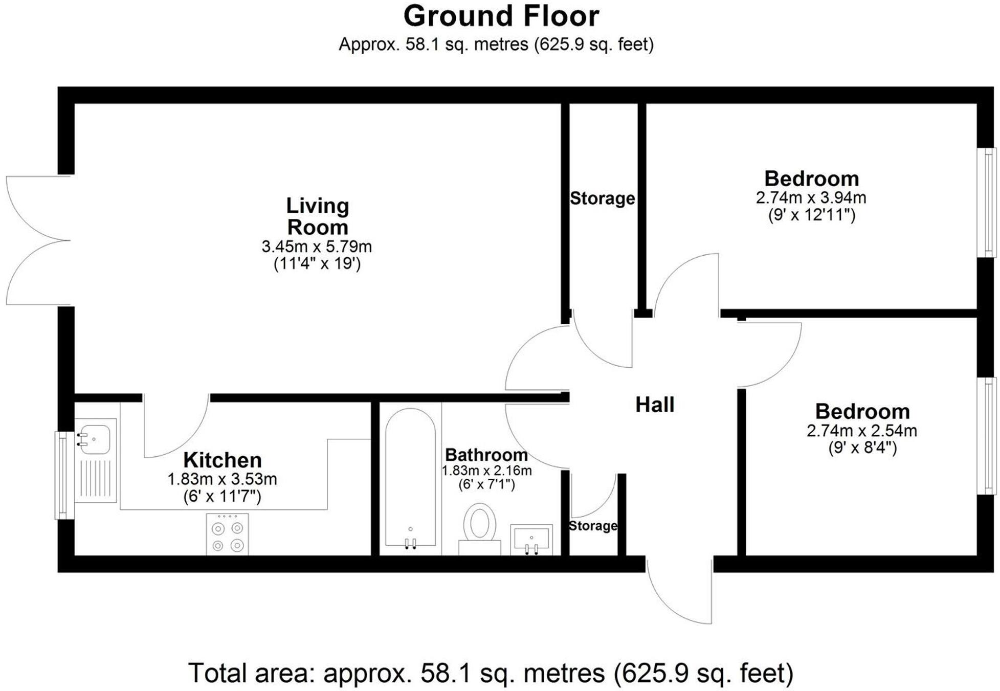 Davids Way, Hainault, IG6 floorplan