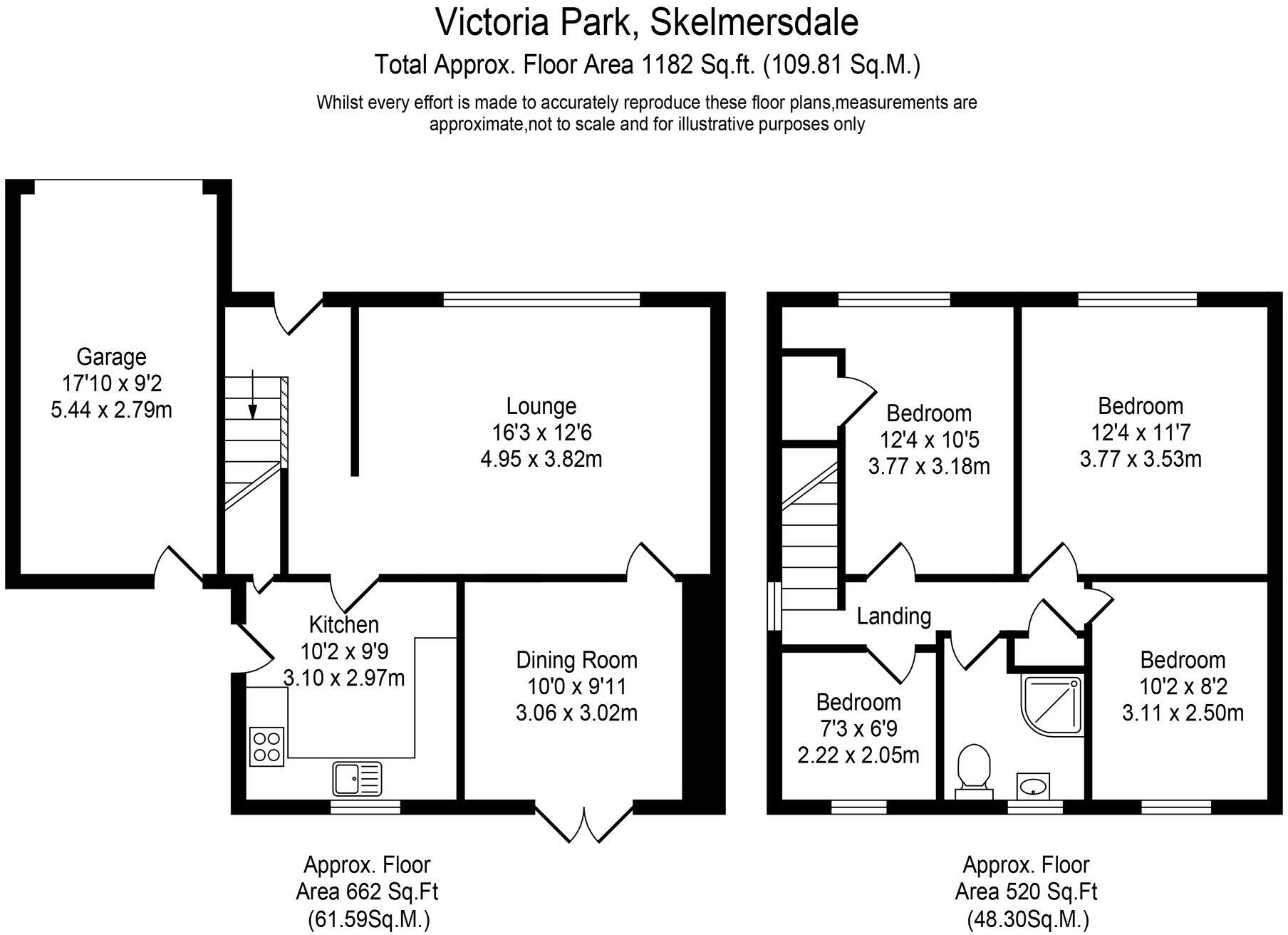 Victoria Park, Skelmersdale, WN8 floorplan