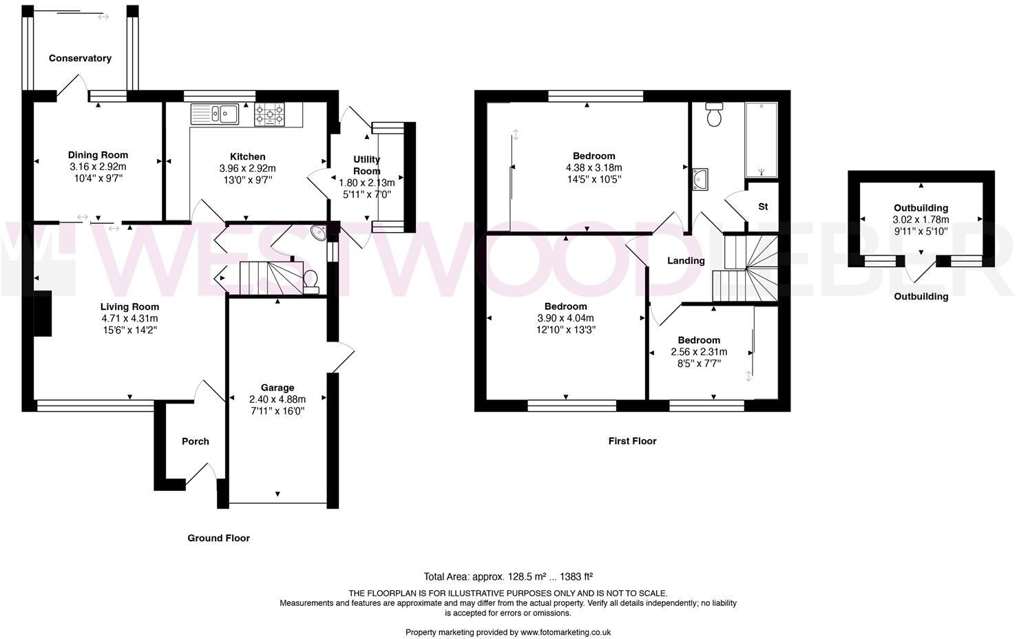Linwood Road, Ware floorplan