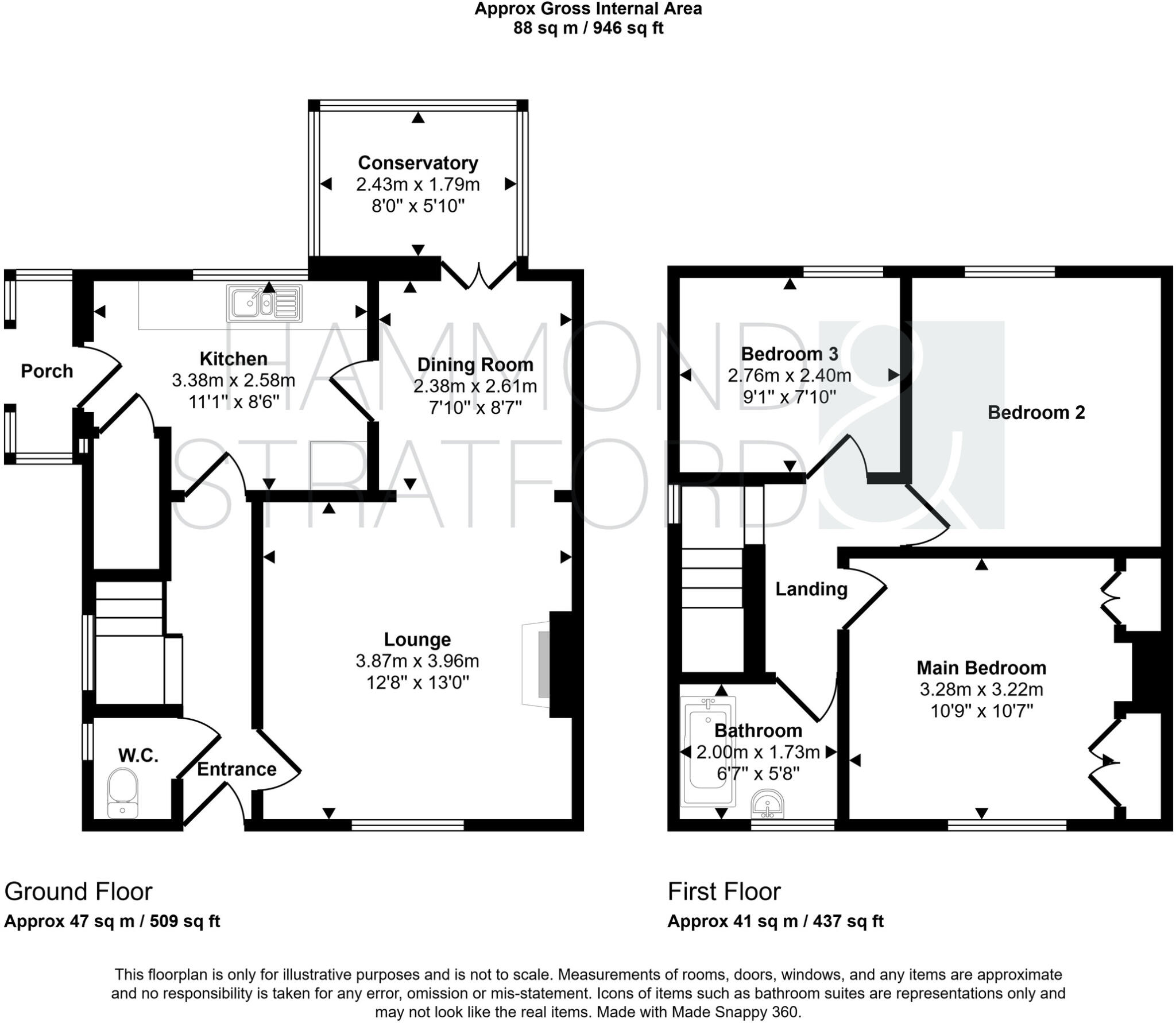 Silfield Avenue, Wymondham floorplan
