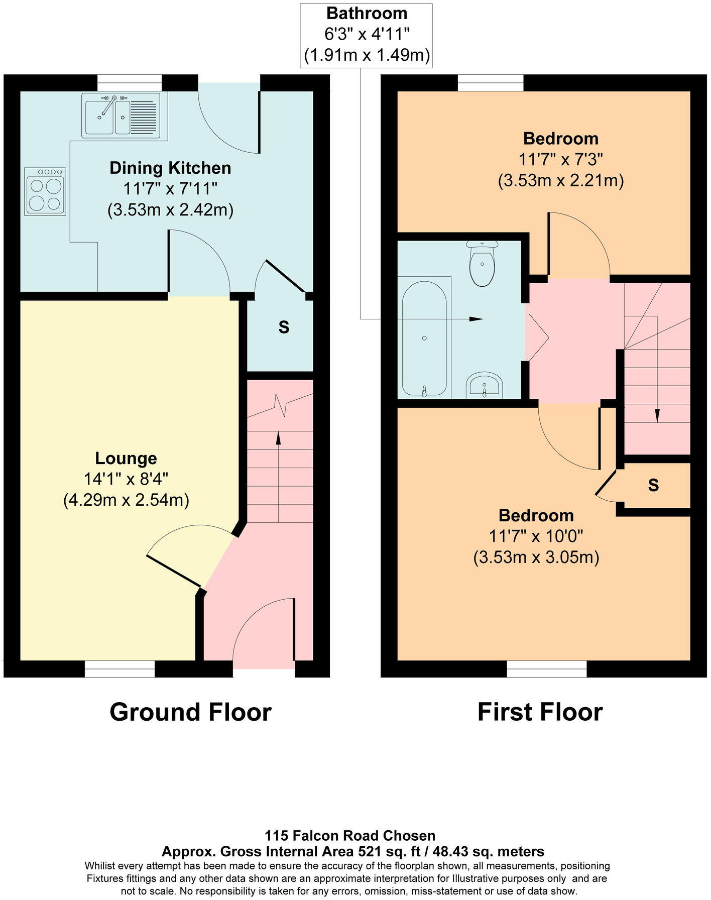 Falcon Road, Meir Park, Stoke-on-Trent floorplan