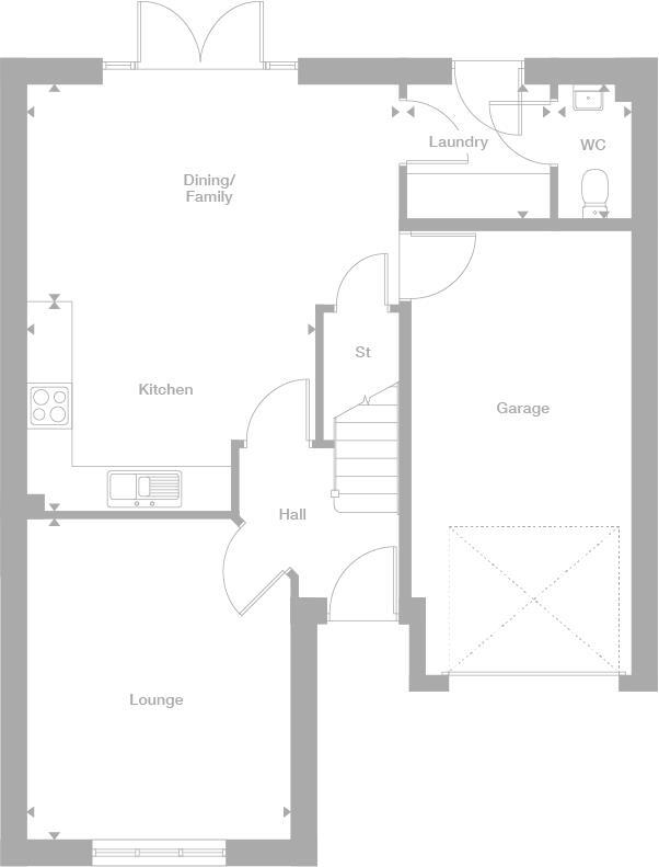 Cockhouse lane, 
Ushaw Moor, 
Durham, 
DH7 7PL
 floorplan
