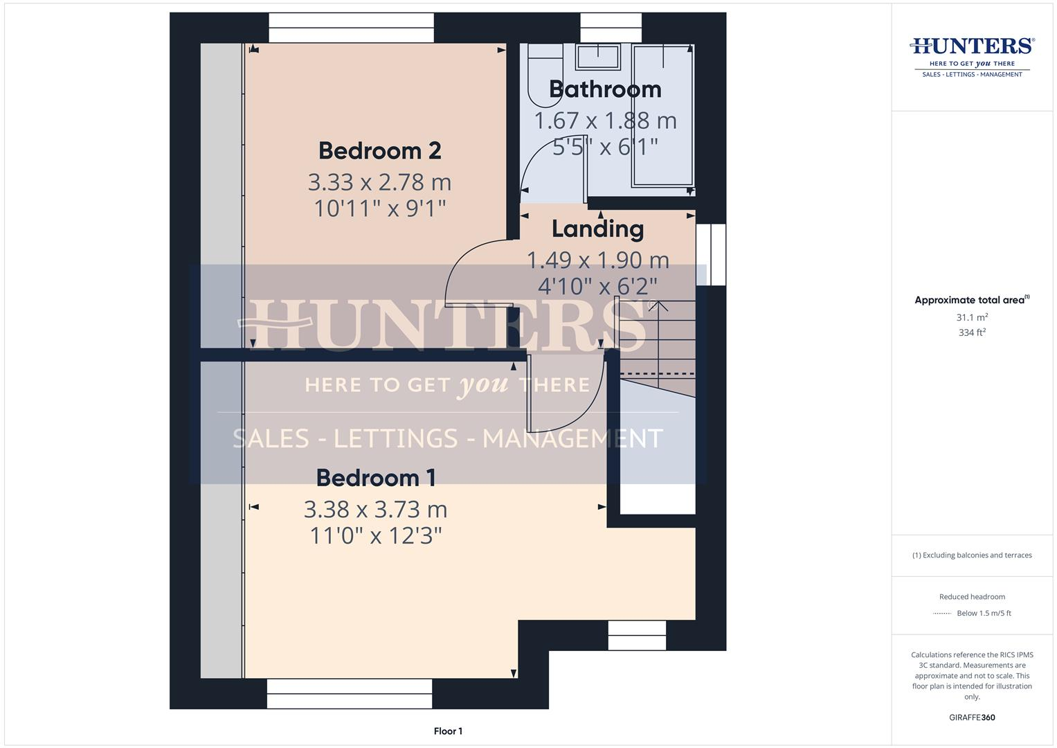 Linskill, Sunderland floorplan