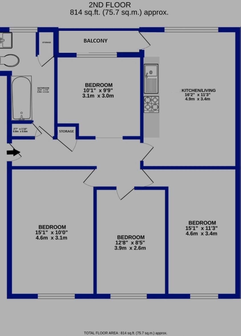 Barnabas House, EC1V 8BY floorplan
