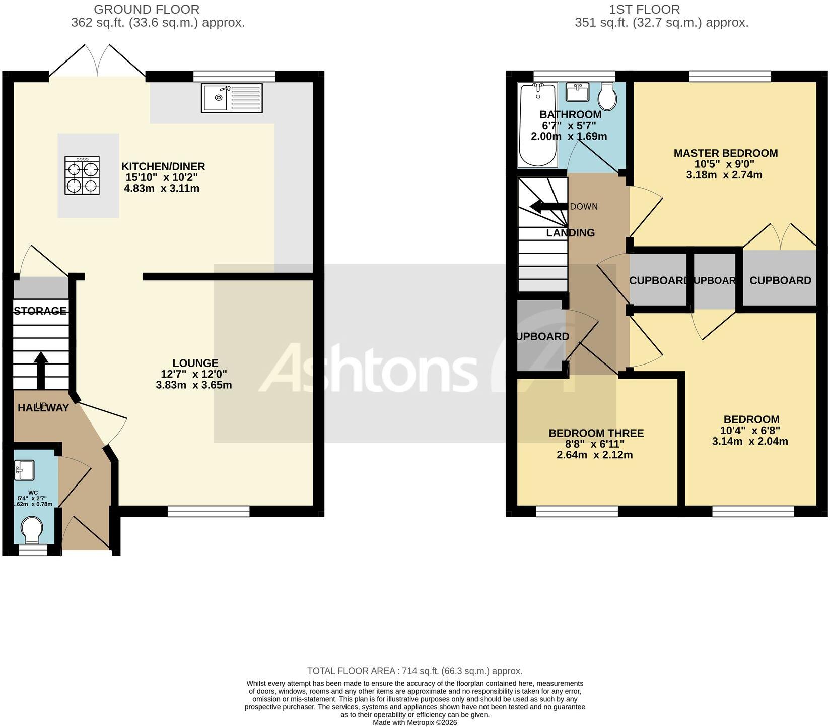 Houston Gardens, Great Sankey, WA5 floorplan