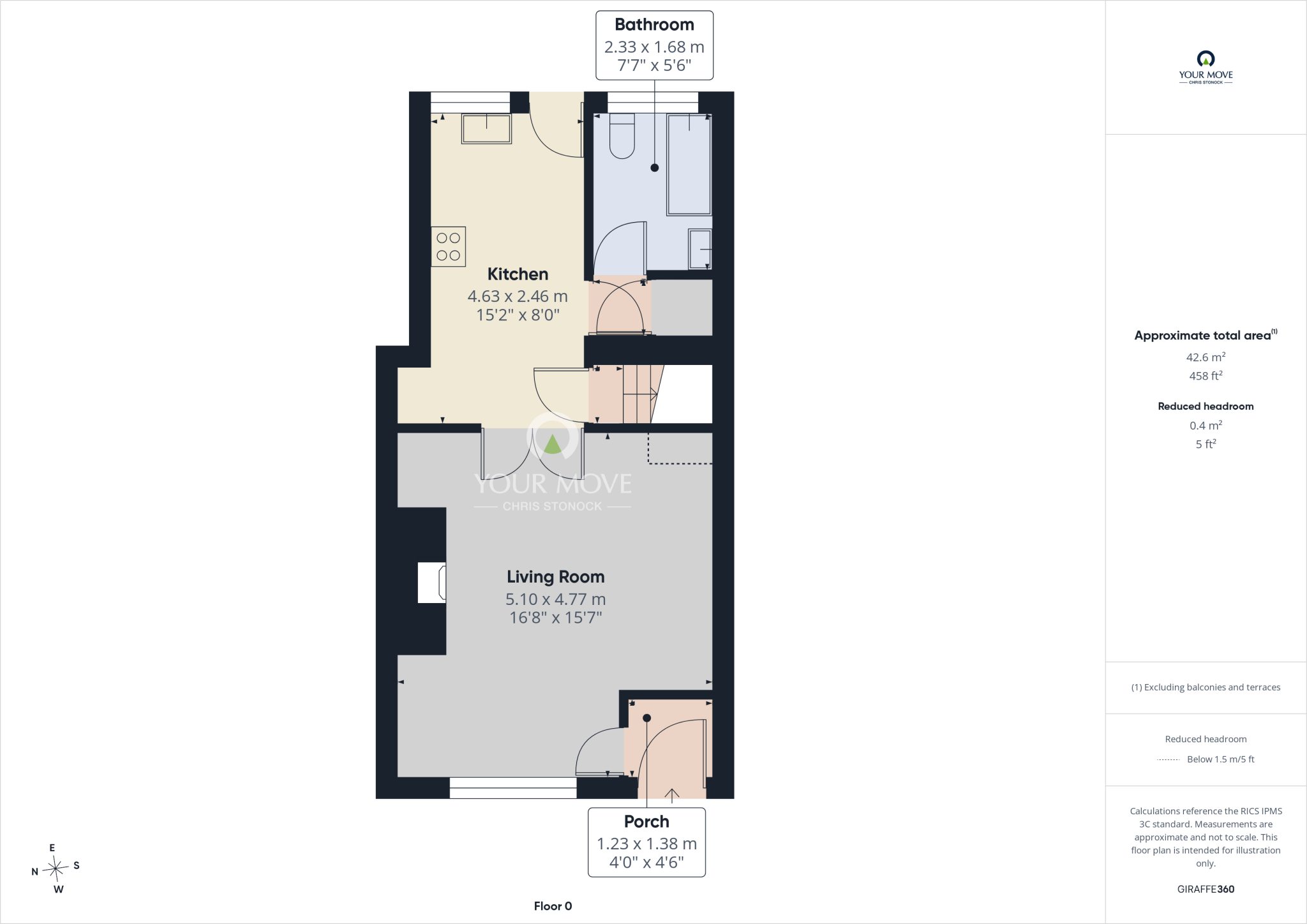 Wear Street, Chopwell, Newcastle upon Tyne, Tyne and Wear, NE17 floorplan