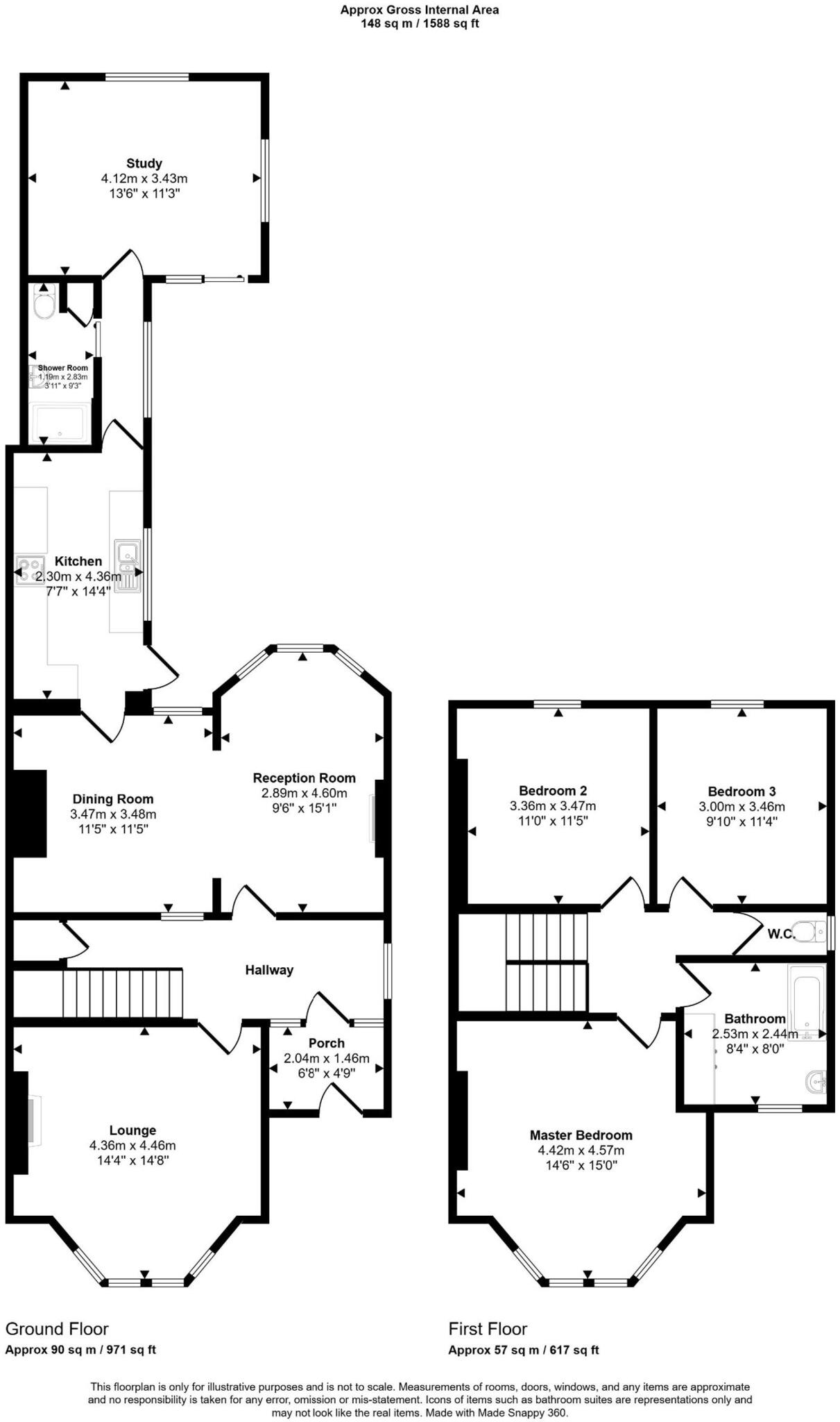 Milton Road, Weston-Super-Mare, BS23 floorplan