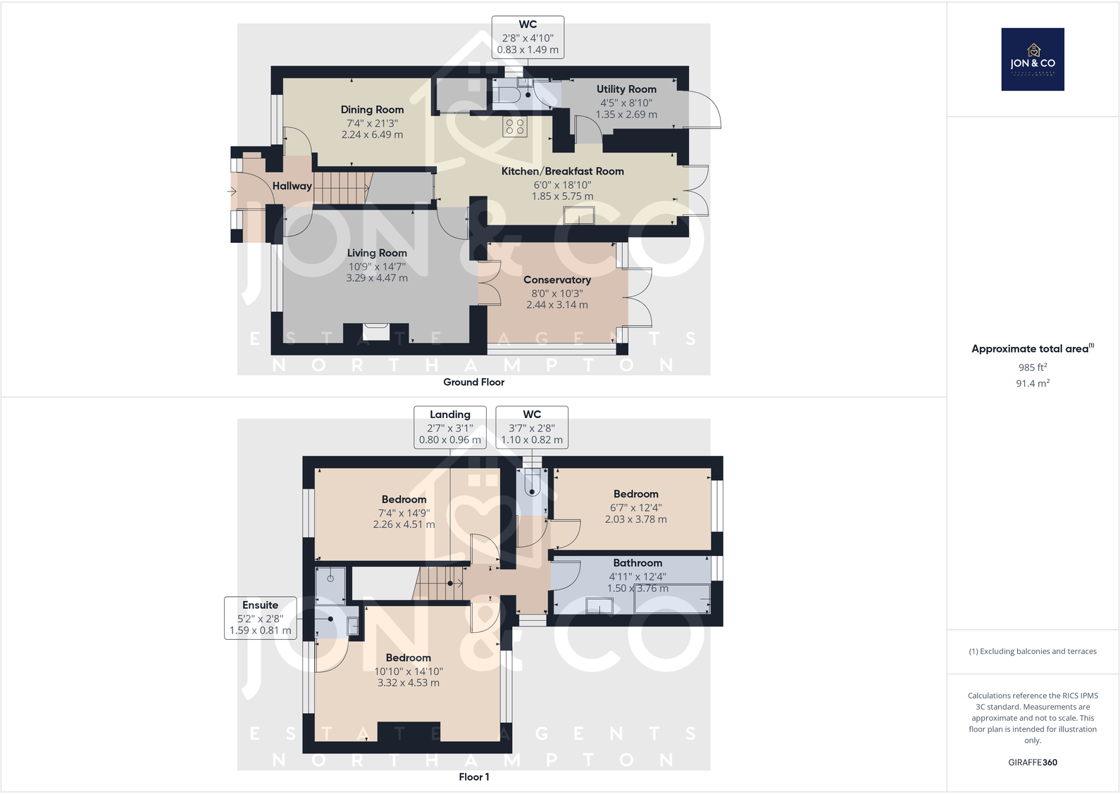 The Warren | Hardingstone | NN4 floorplan