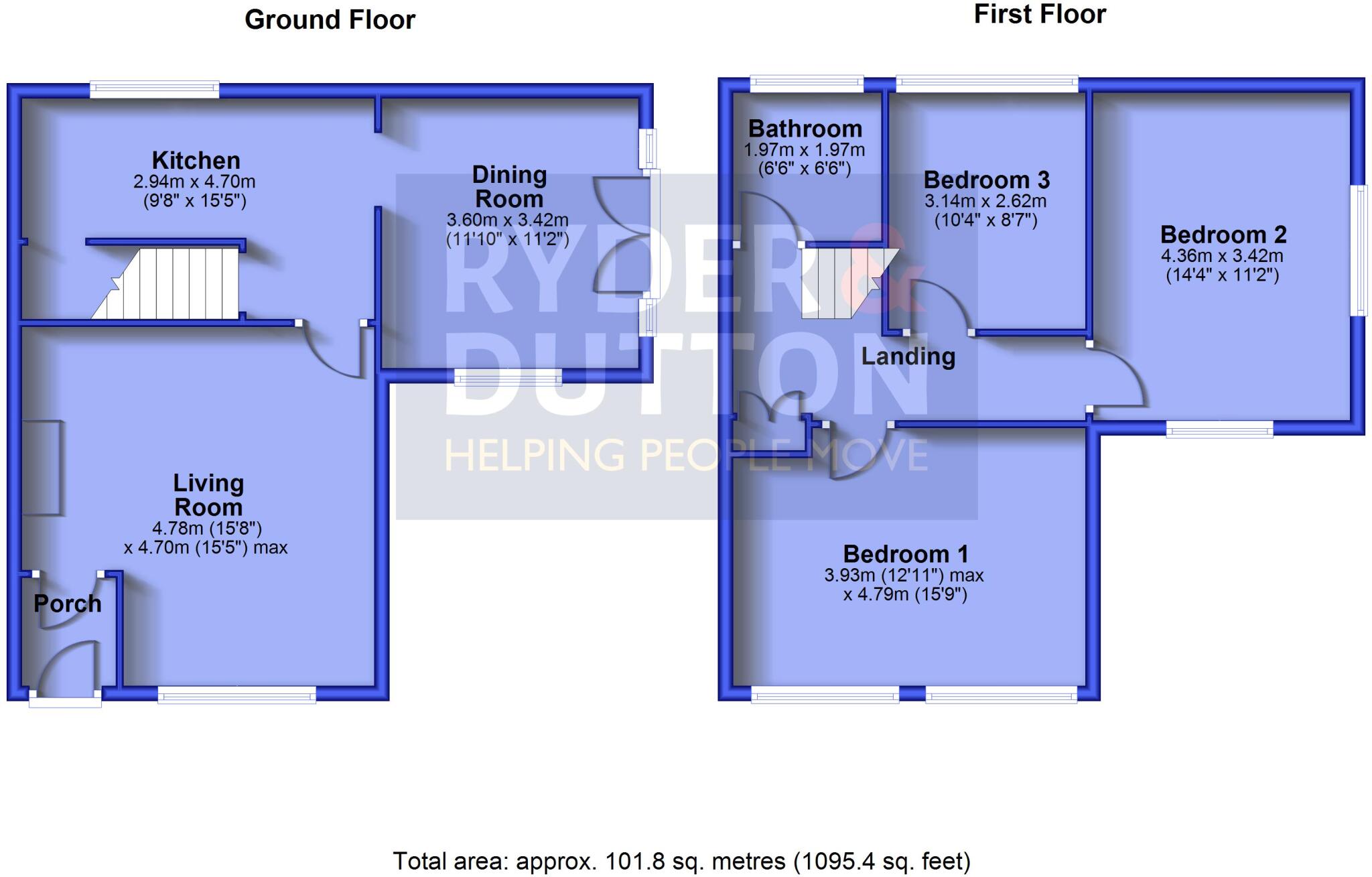 Upper Pike Law, Golcar, Huddersfield, West Yorkshire, HD7 floorplan