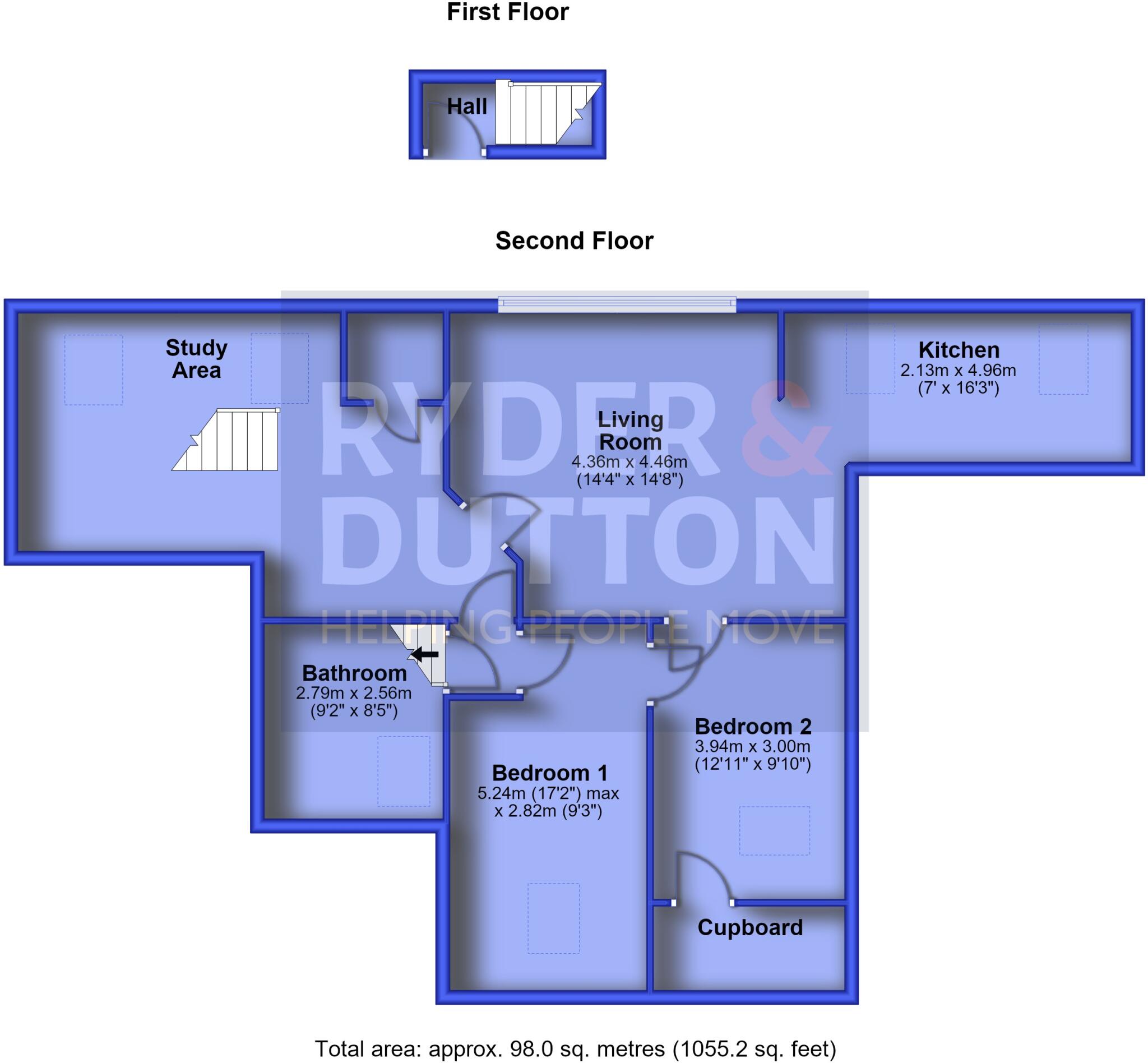 Edgerton Road, Edgerton, Huddersfield, West Yorkshire, HD3 floorplan