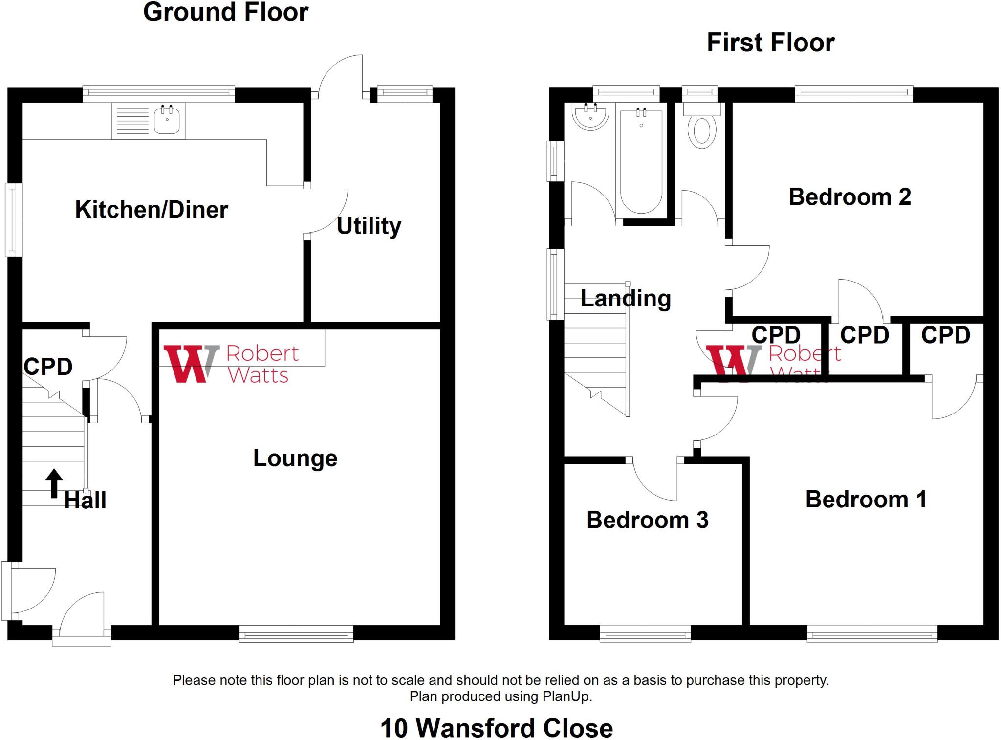 Wansford Close, Holmewood, Bradford, West Yorkshire, BD4 floorplan