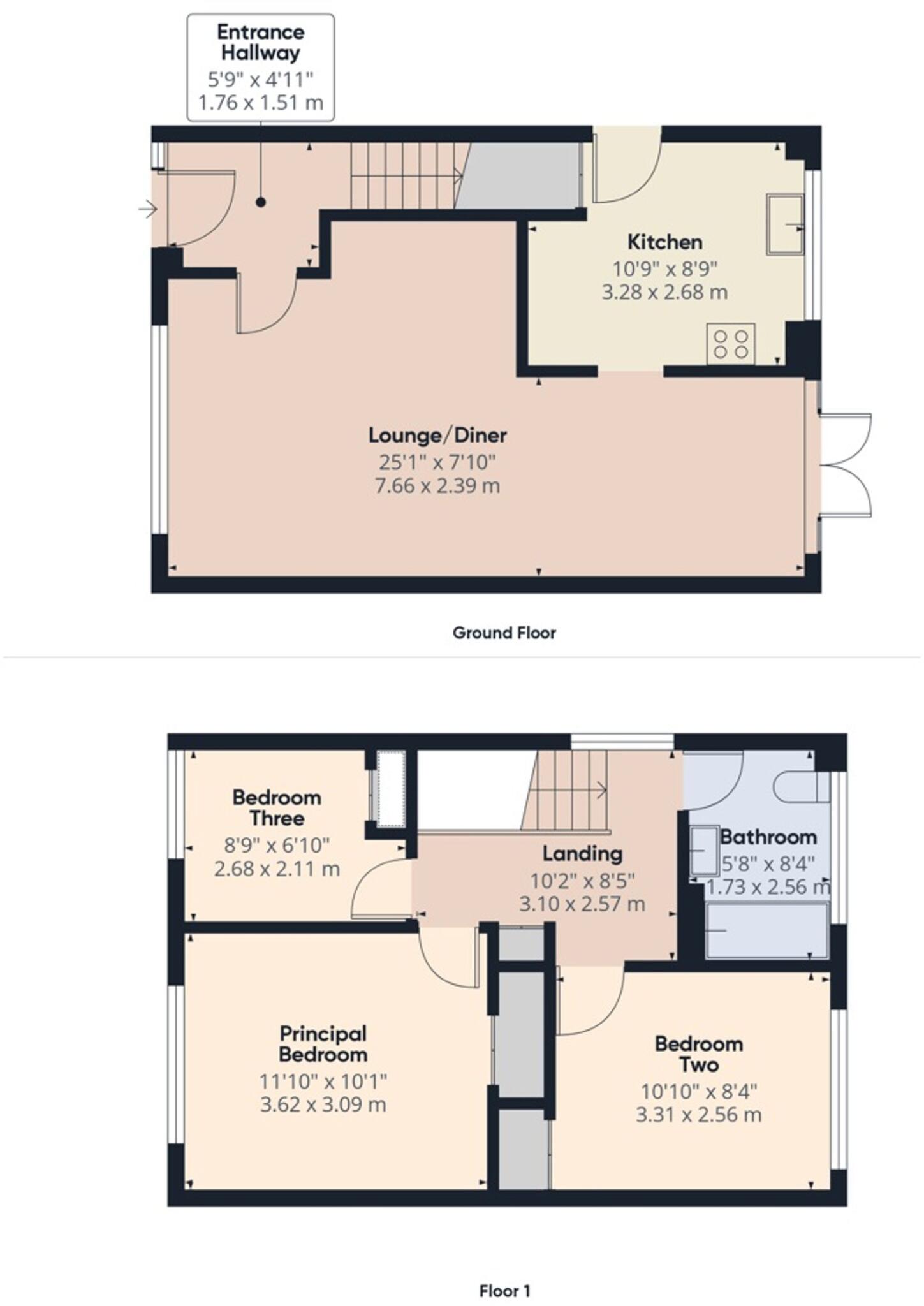 Quantock Gardens, Ramsgate, CT12 floorplan