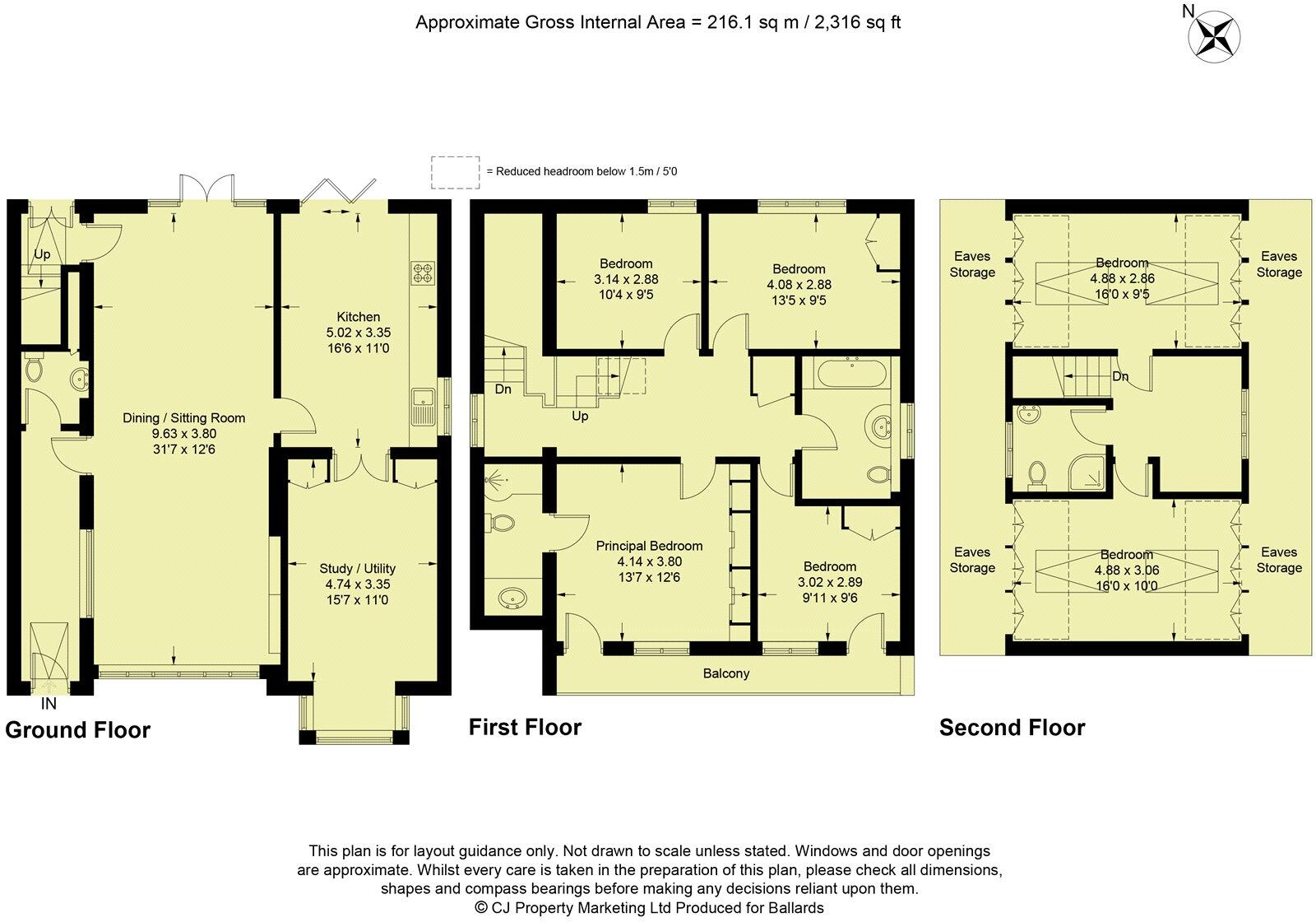 St. Marks Road, Henley-on-Thames, Oxfordshire, RG9 floorplan