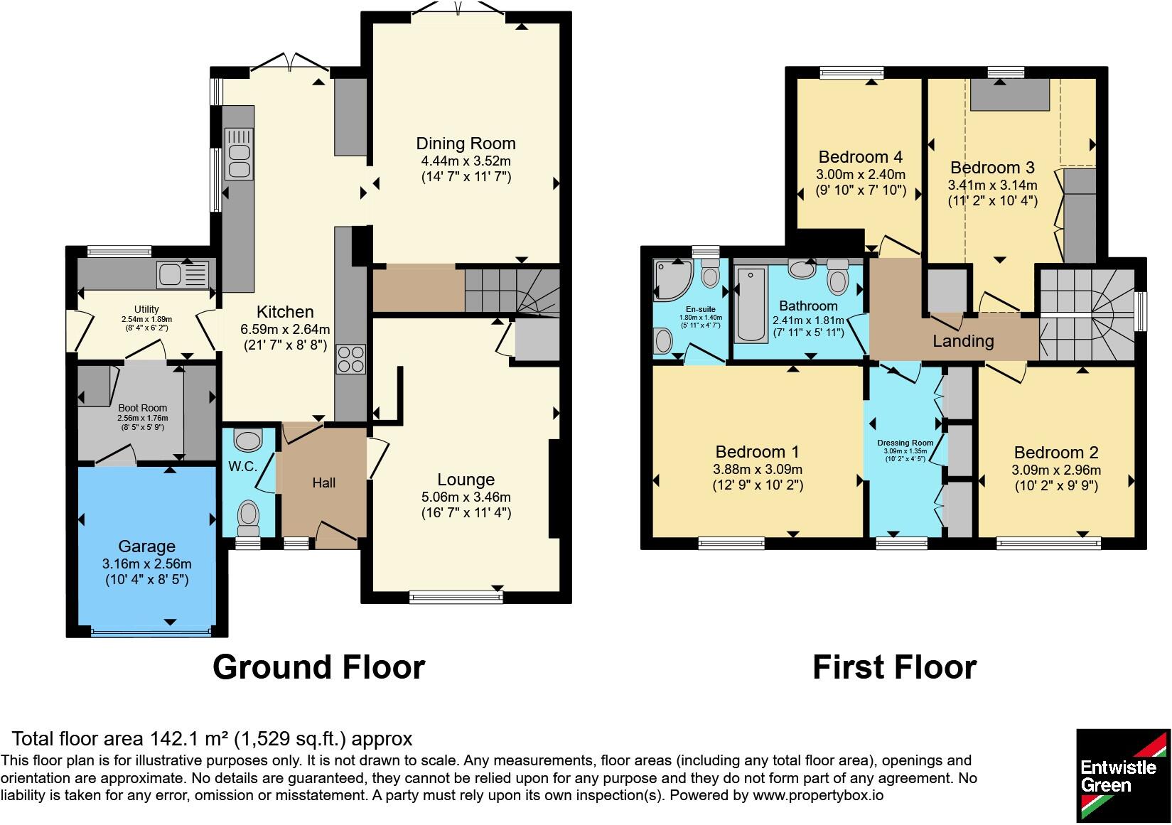 The Gables, PRESTON, Lancashire, PR4 floorplan